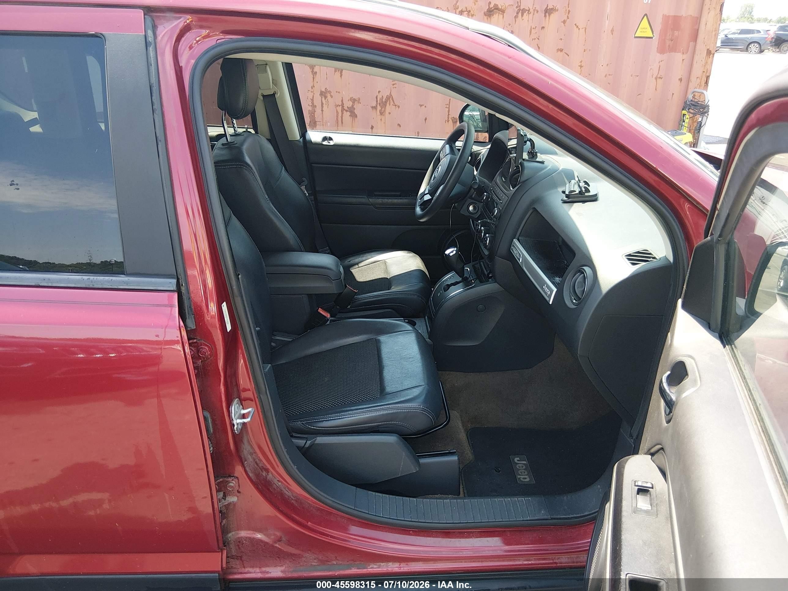 2014 Jeep Compass Altitude Red vin: 1C4NJCBA6ED678858