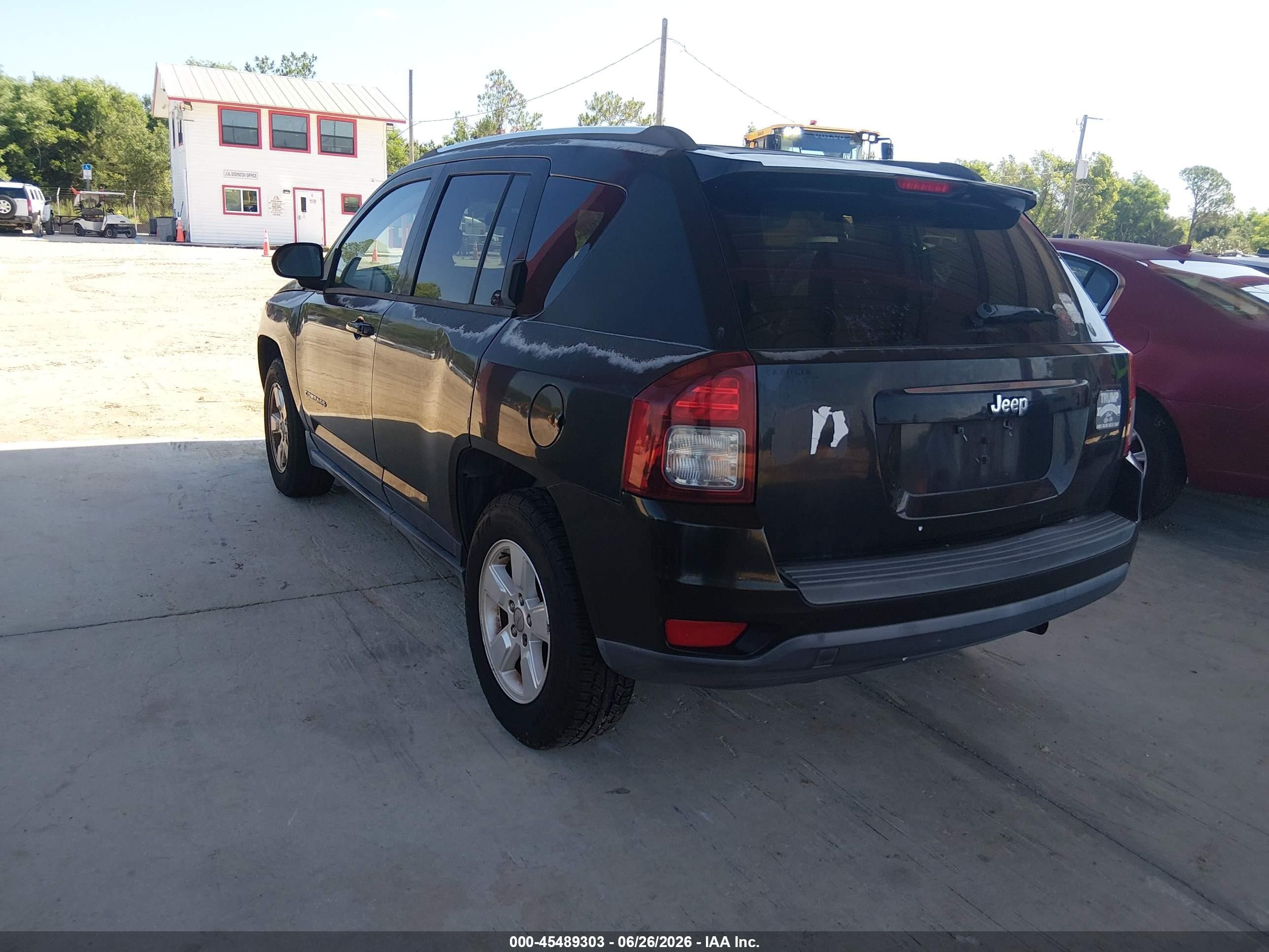 2014 Jeep Compass Sport Black vin: 1C4NJCBA6ED779057