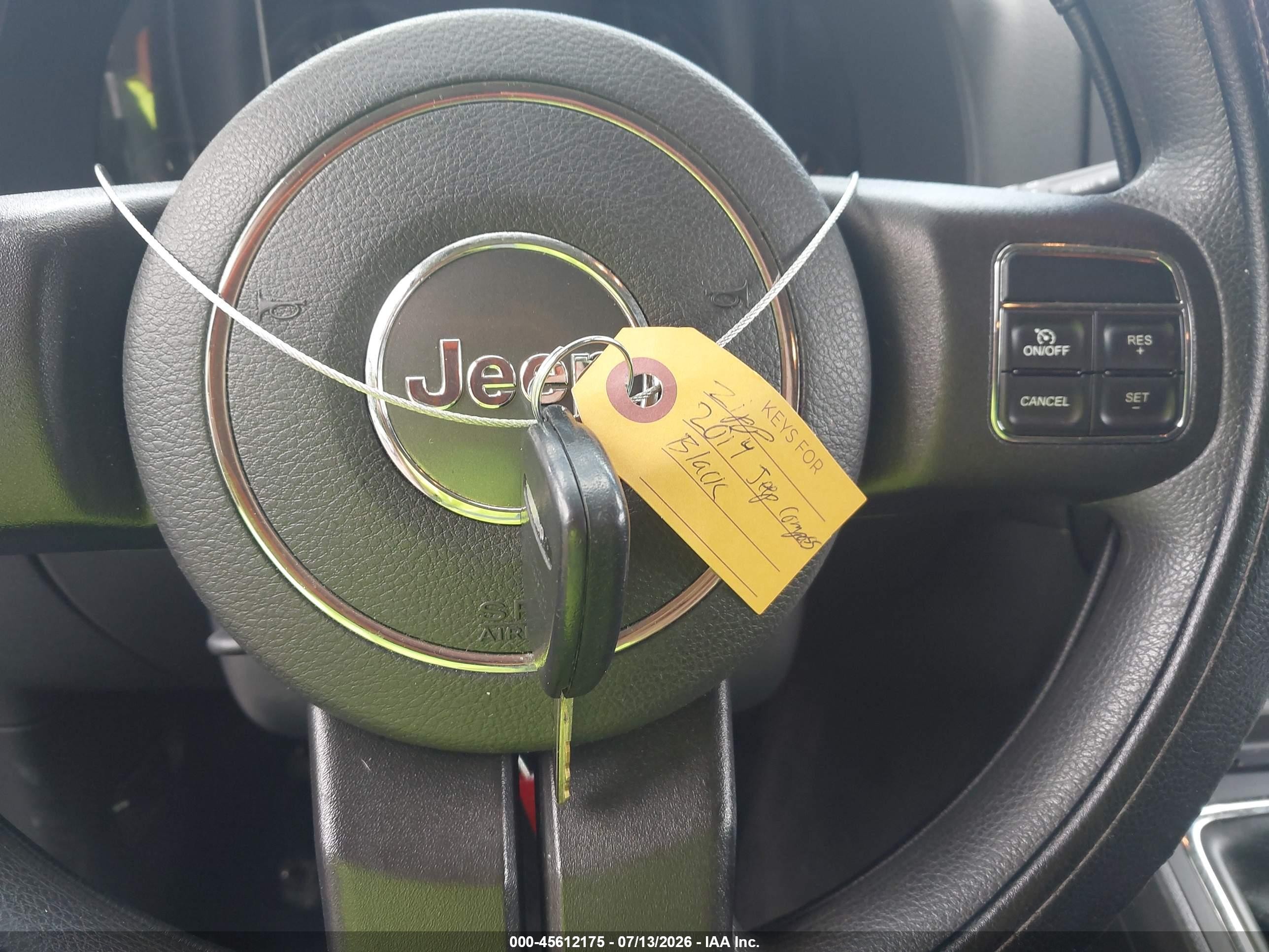 2014 Jeep Compass Sport Blue vin: 1C4NJCBA6ED793766