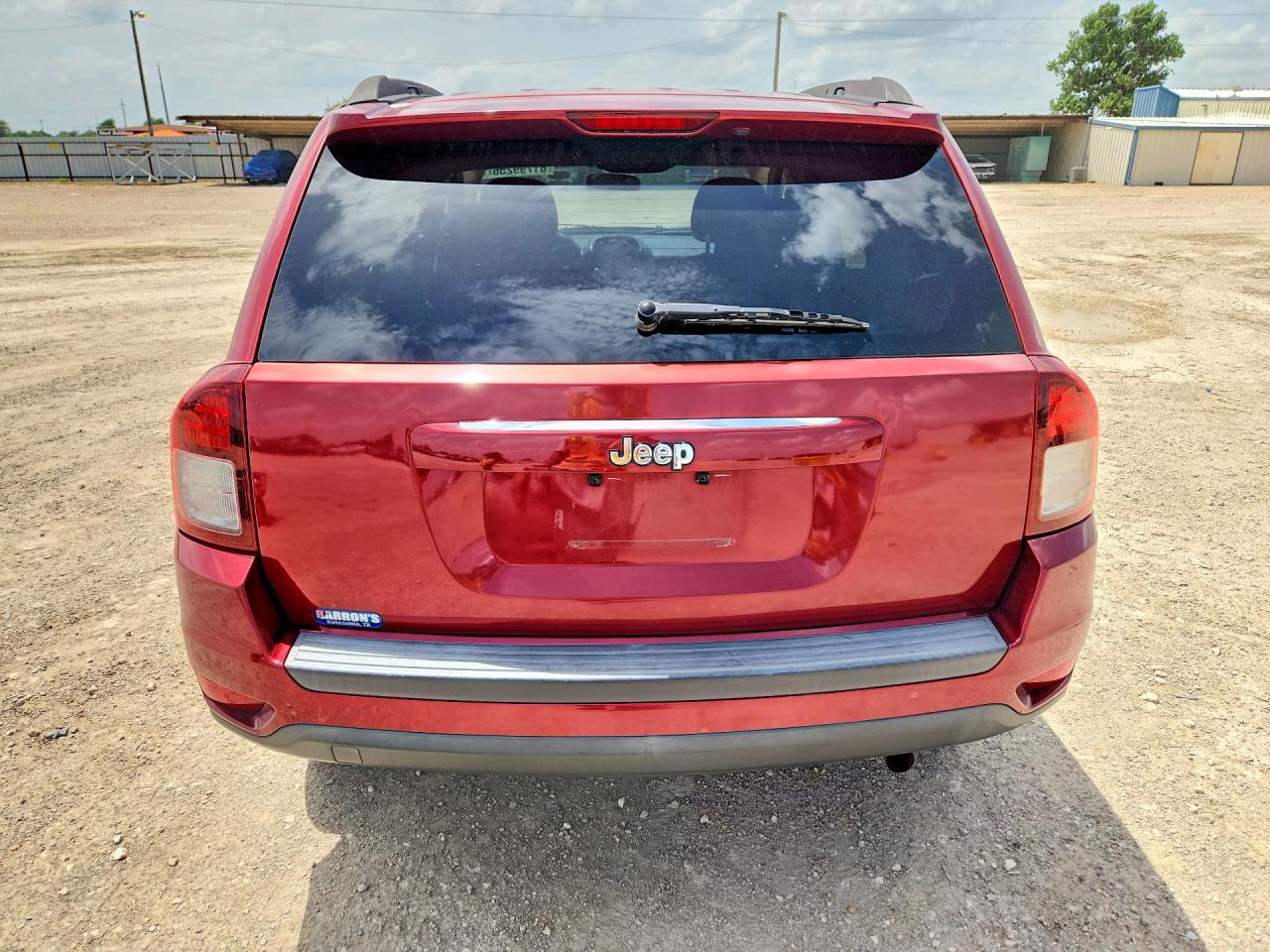 2015 Jeep Compass Sport Red vin: 1C4NJCBA6FD249656