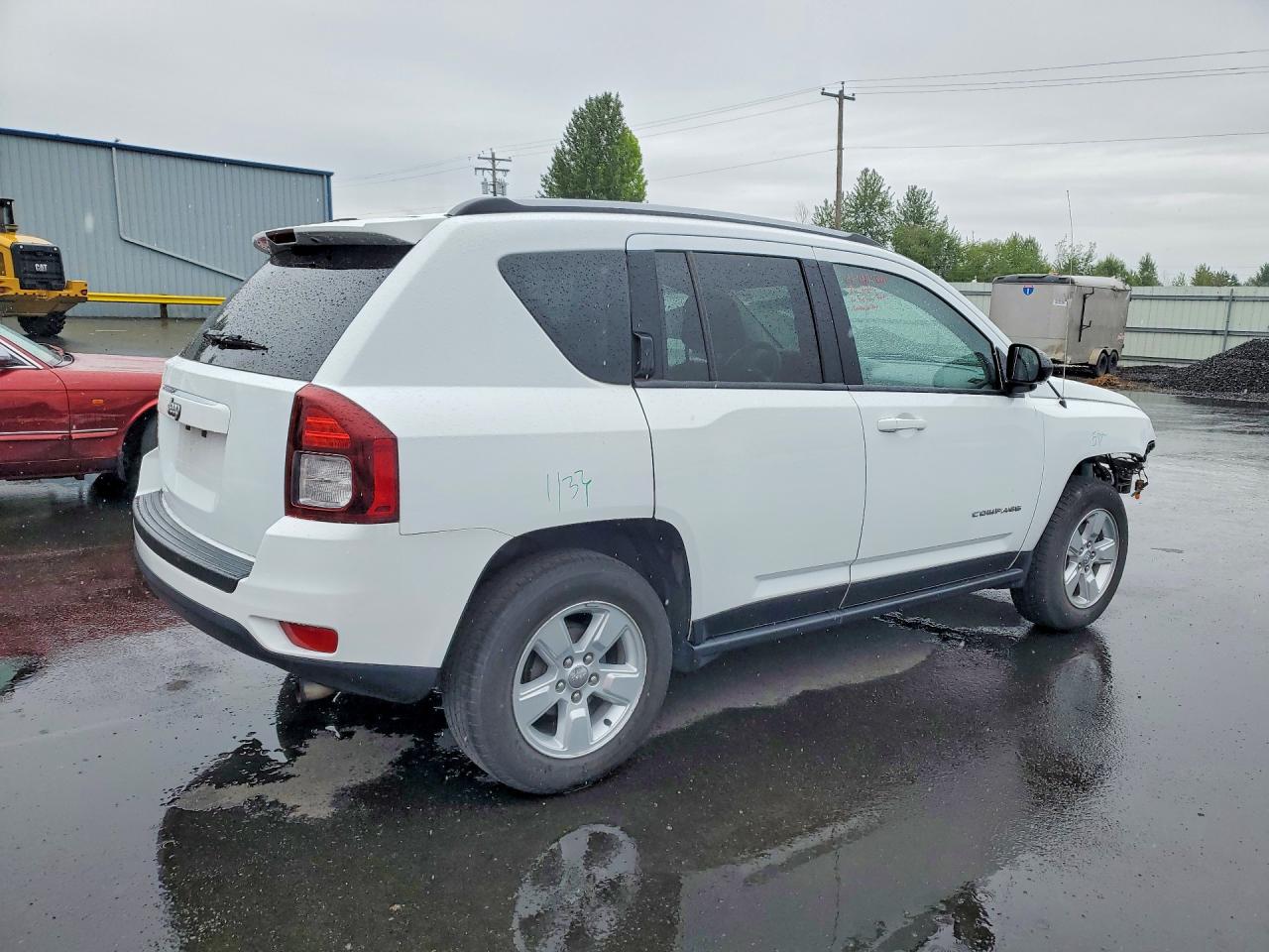 2015 Jeep Compass Sport Белый vin: 1C4NJCBA6FD397015
