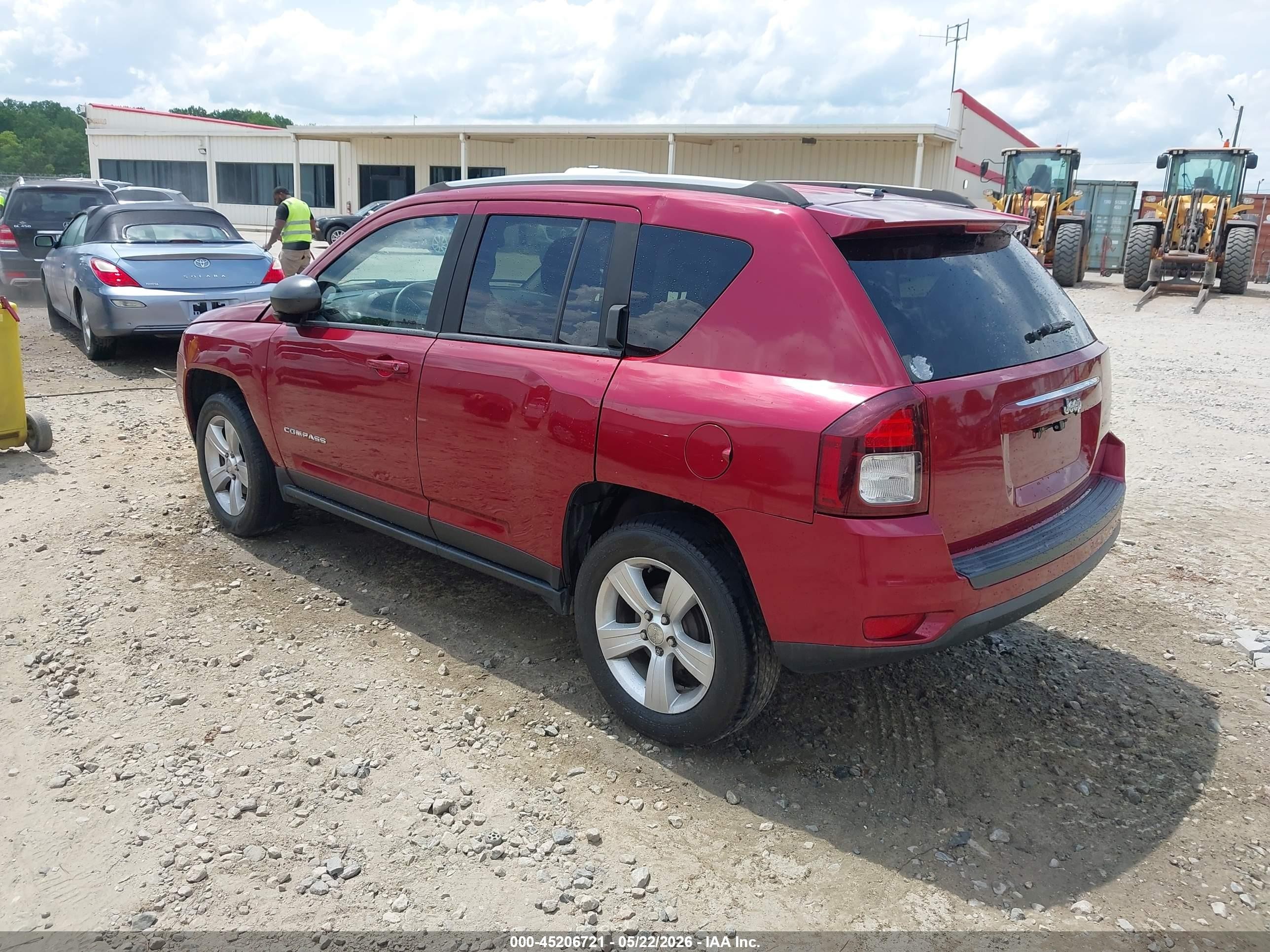 2016 Jeep Compass Sport Red vin: 1C4NJCBA6GD512892