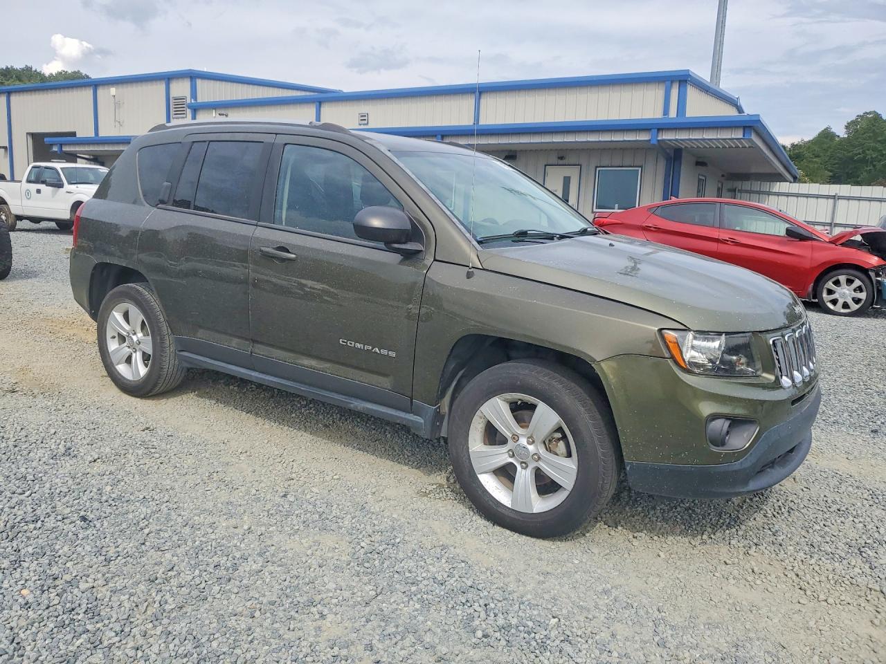 2016 Jeep Compass Sport Green vin: 1C4NJCBA6GD574034