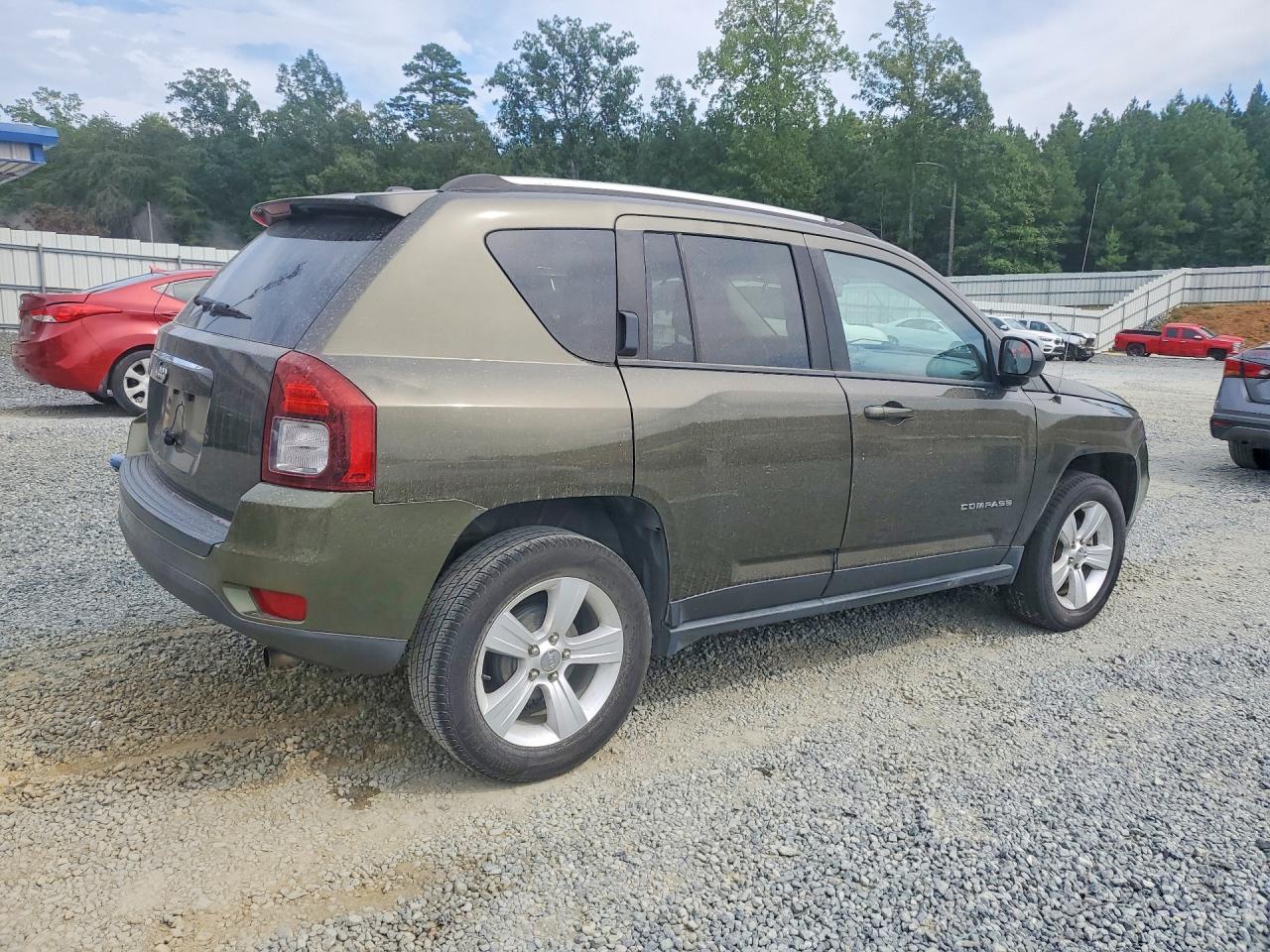 2016 Jeep Compass Sport Green vin: 1C4NJCBA6GD574034