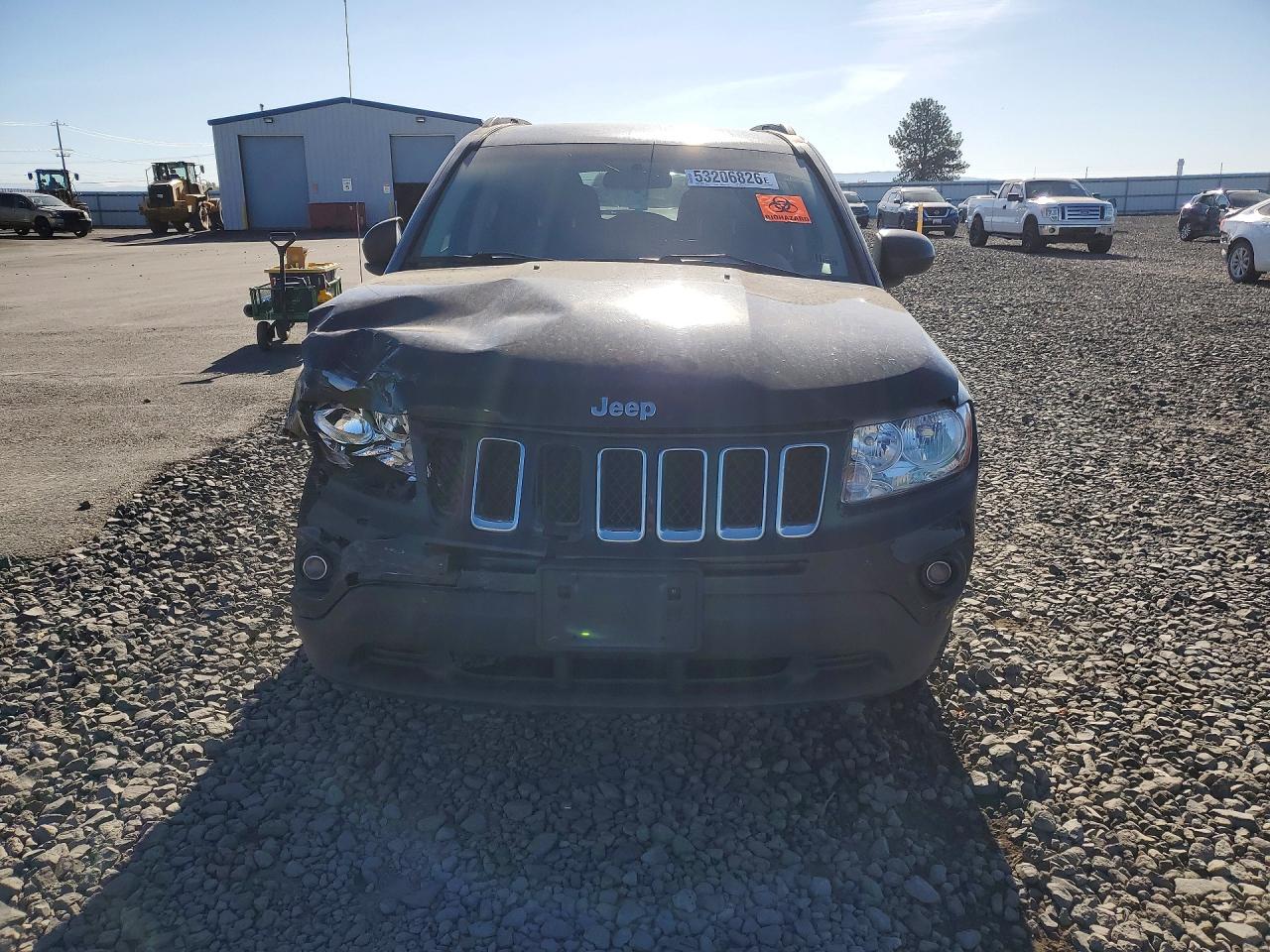 2012 Jeep Compass Sport Black vin: 1C4NJCBA7CD601039