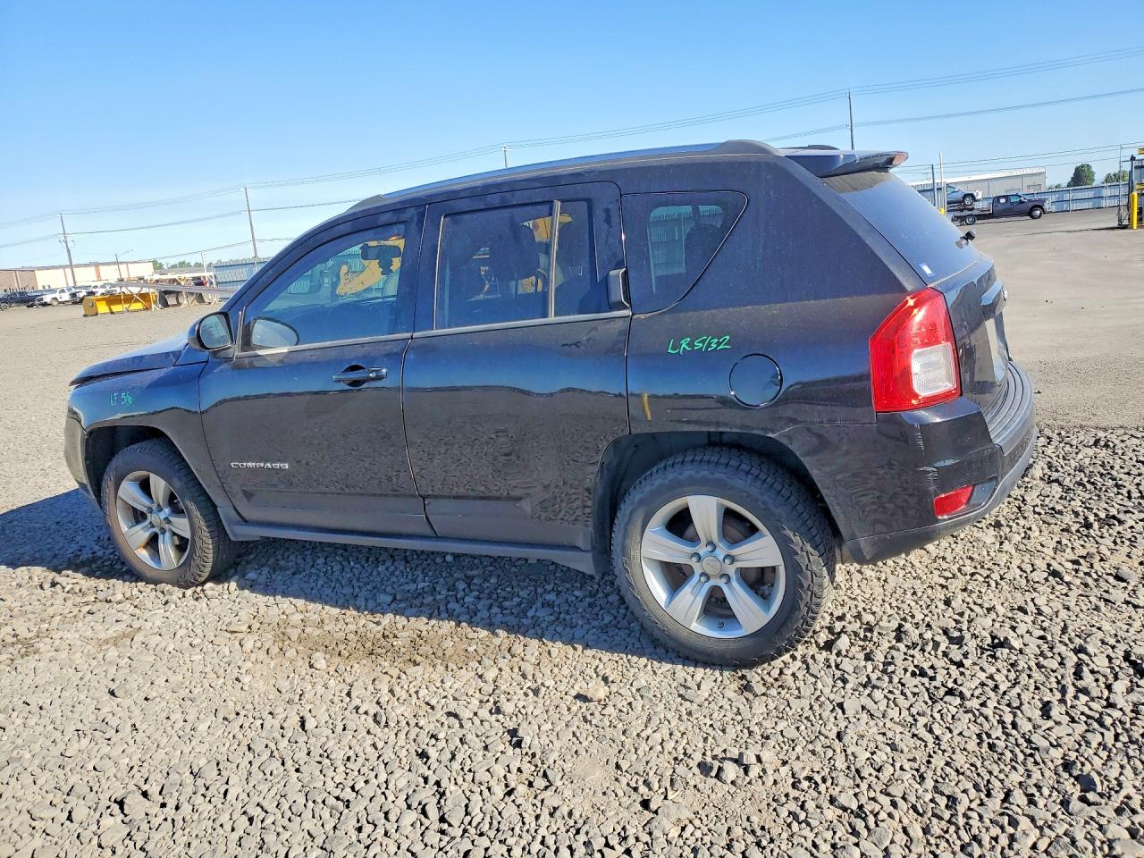 2012 Jeep Compass Sport Black vin: 1C4NJCBA7CD601039