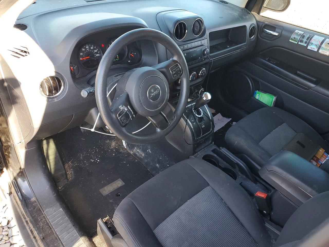 2012 Jeep Compass Sport Black vin: 1C4NJCBA7CD601039