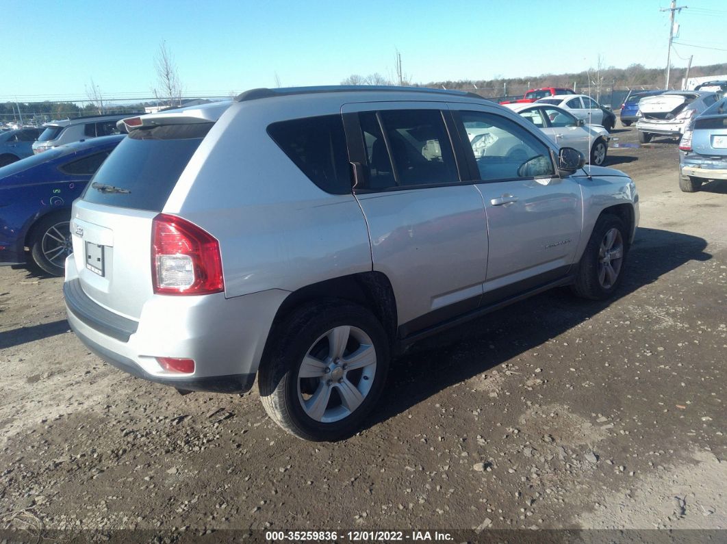 2012 Jeep Compass Sport Silver vin: 1C4NJCBA7CD610548