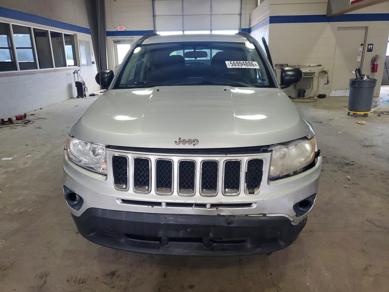 2012 Jeep Compass Sport Silver vin: 1C4NJCBA7CD610548