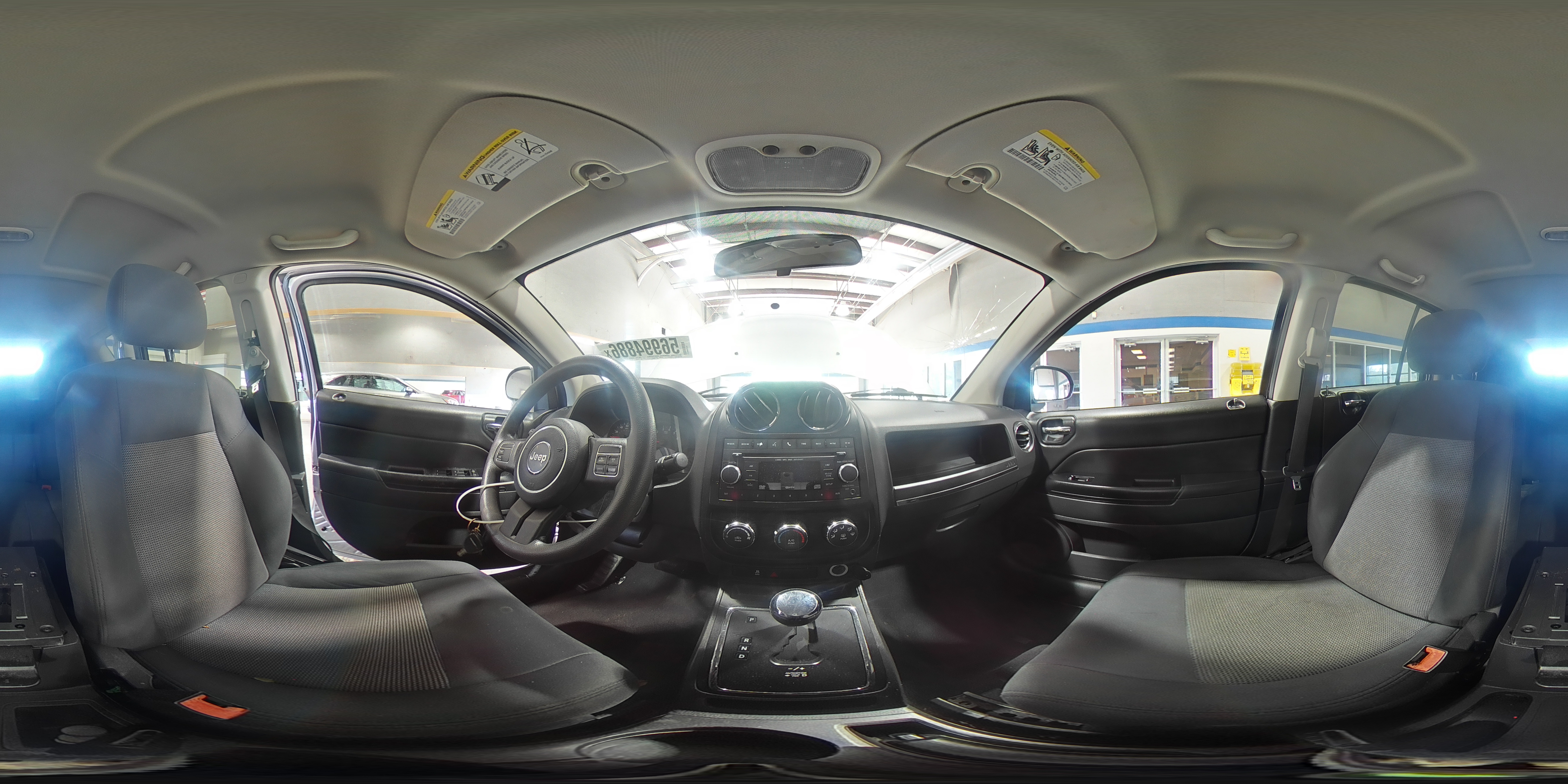 2012 Jeep Compass Sport Silver vin: 1C4NJCBA7CD610548