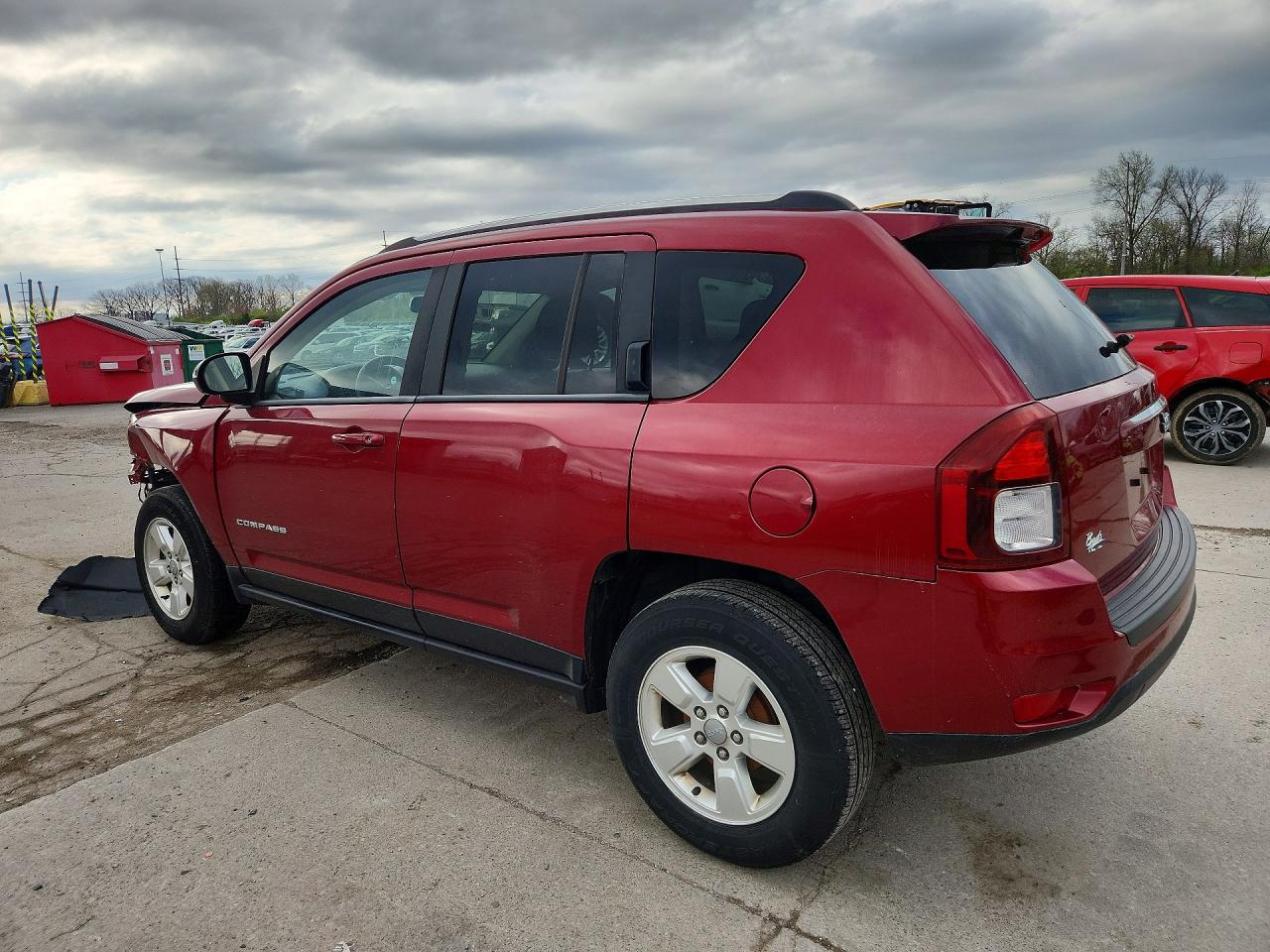 2014 Jeep Compass Sport Burgundy vin: 1C4NJCBA7ED508153