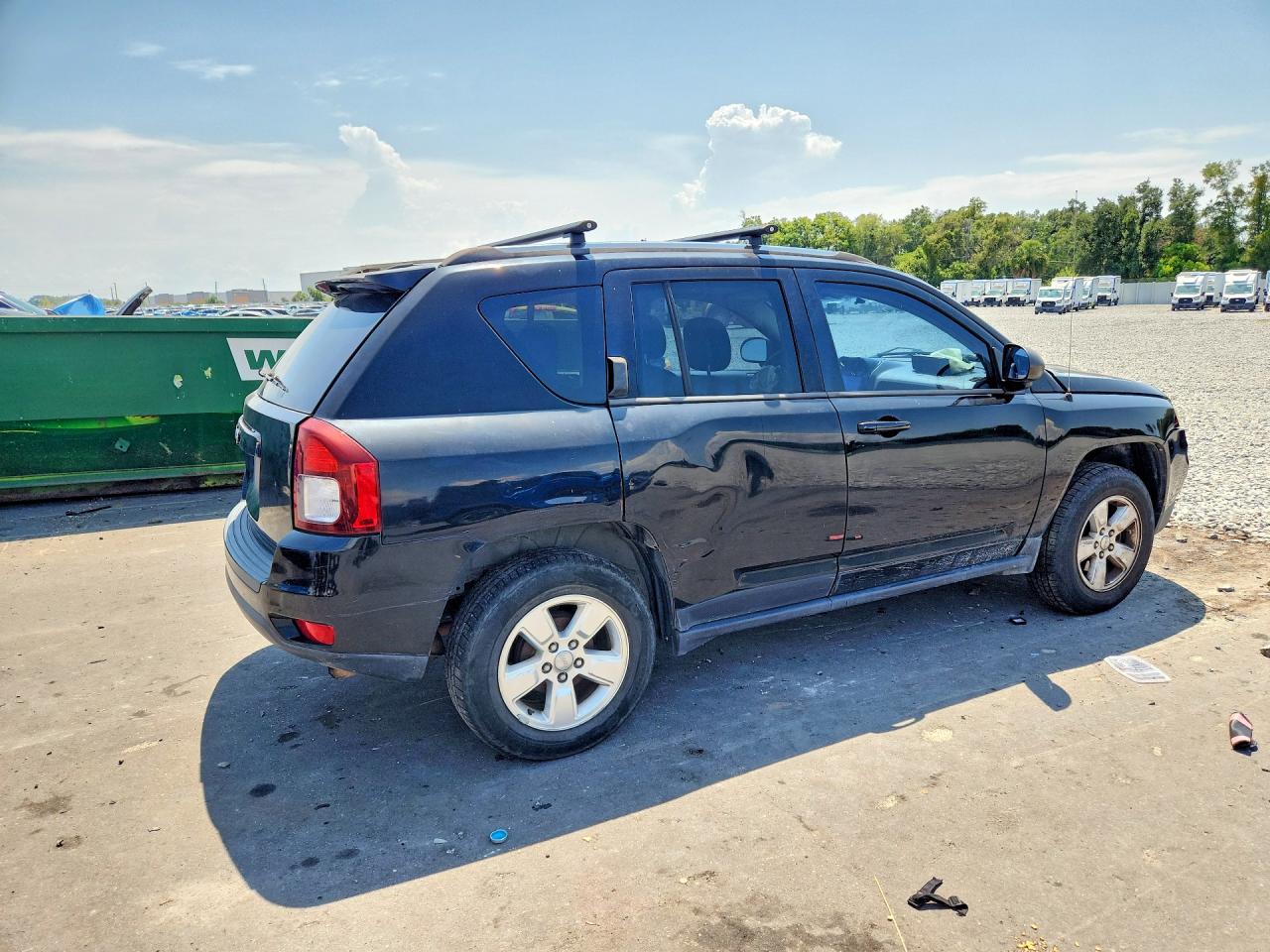 2014 Jeep Compass Sport Black vin: 1C4NJCBA7ED521968