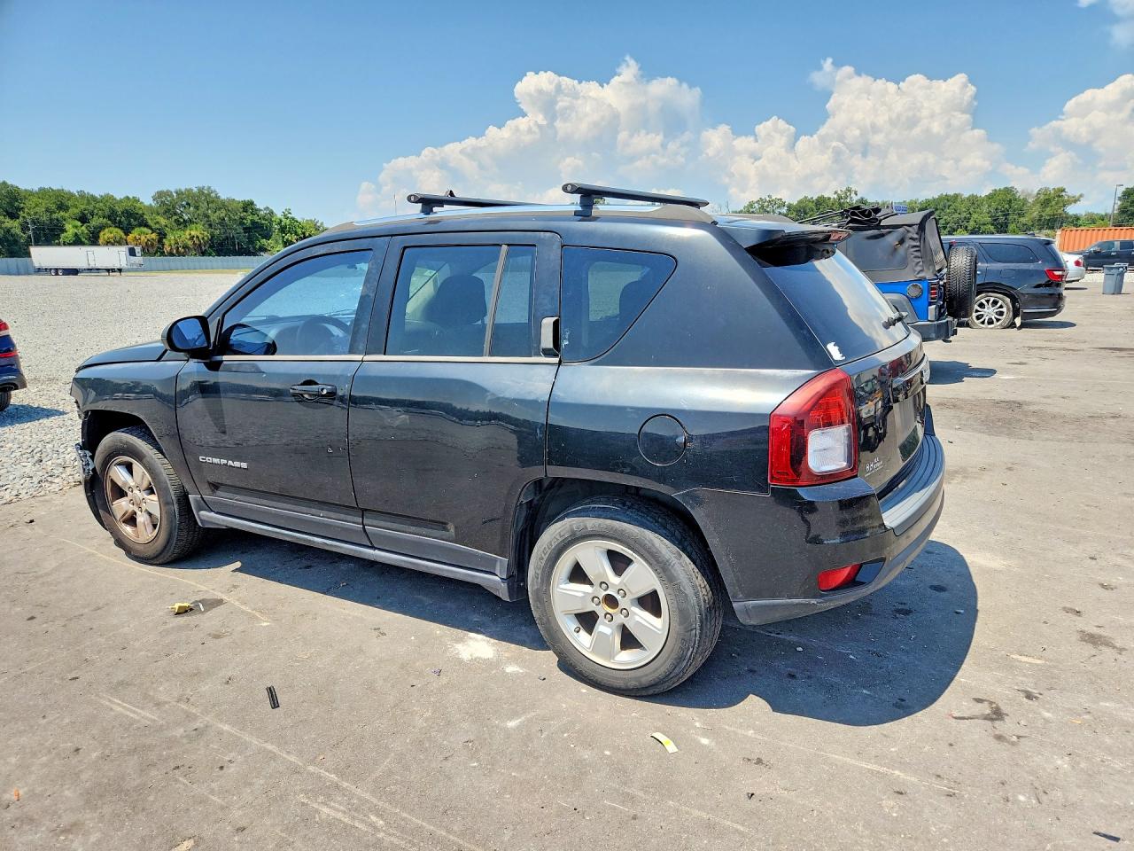 2014 Jeep Compass Sport Black vin: 1C4NJCBA7ED521968