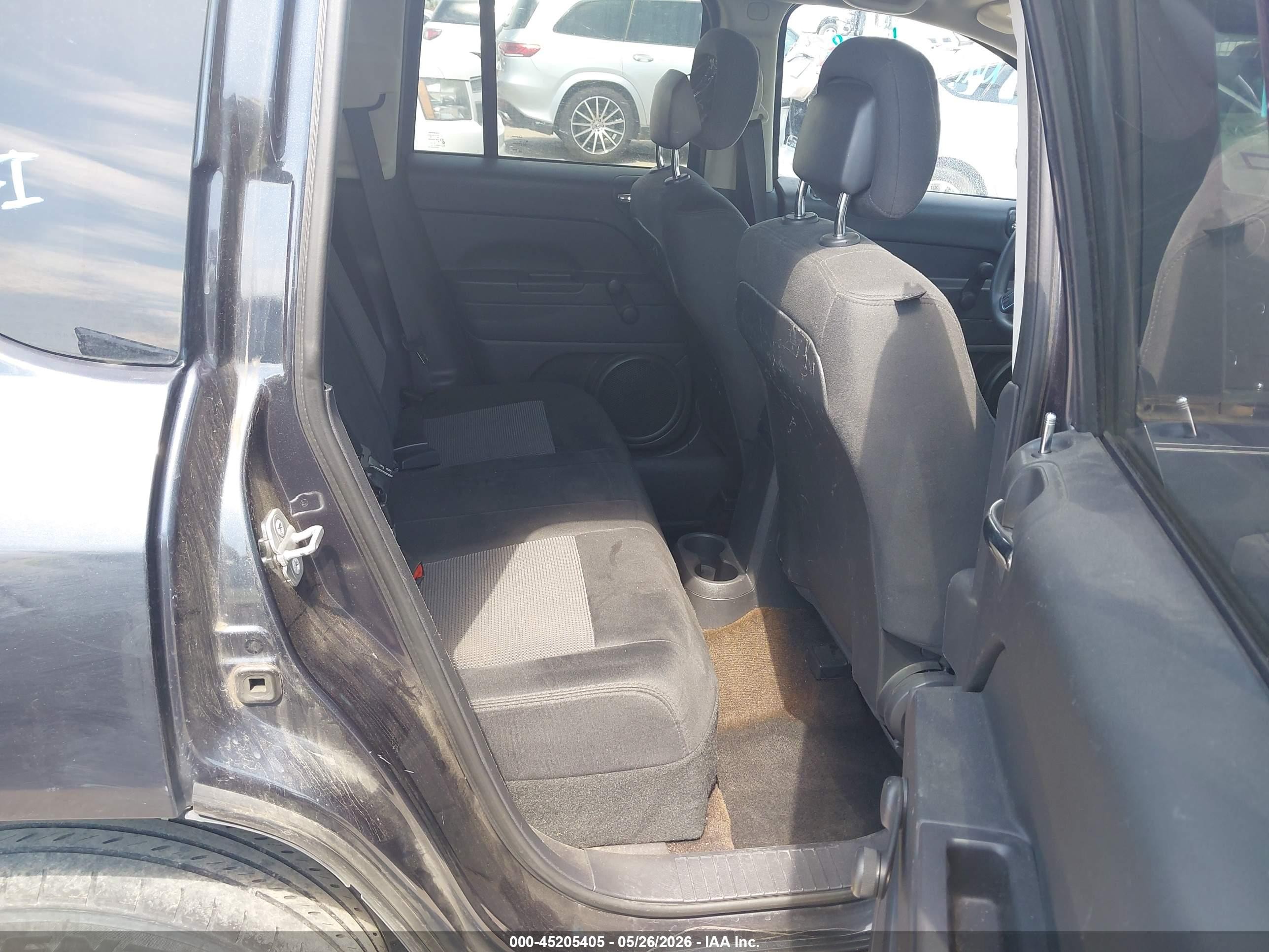 2014 Jeep Compass Sport Gray vin: 1C4NJCBA7ED631242