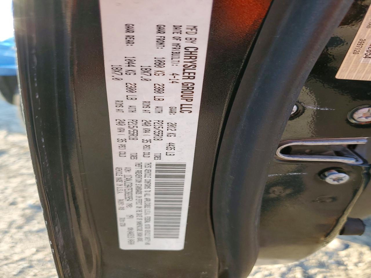 2014 Jeep Compass Sport Black vin: 1C4NJCBA7ED822854