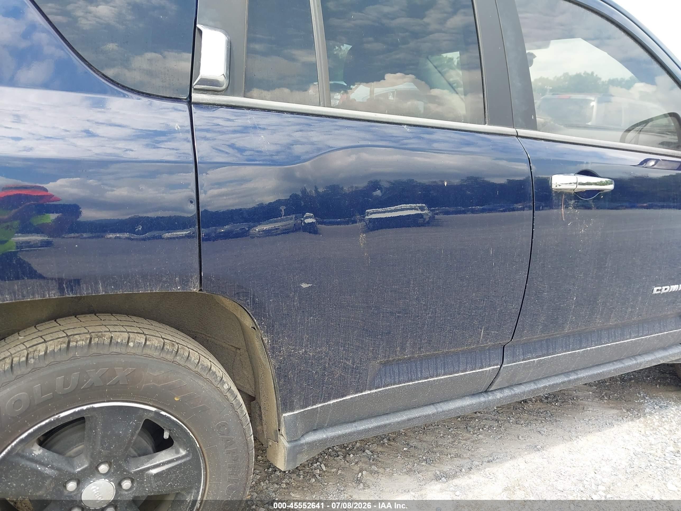 2014 Jeep Compass Sport Blue vin: 1C4NJCBA7ED882858
