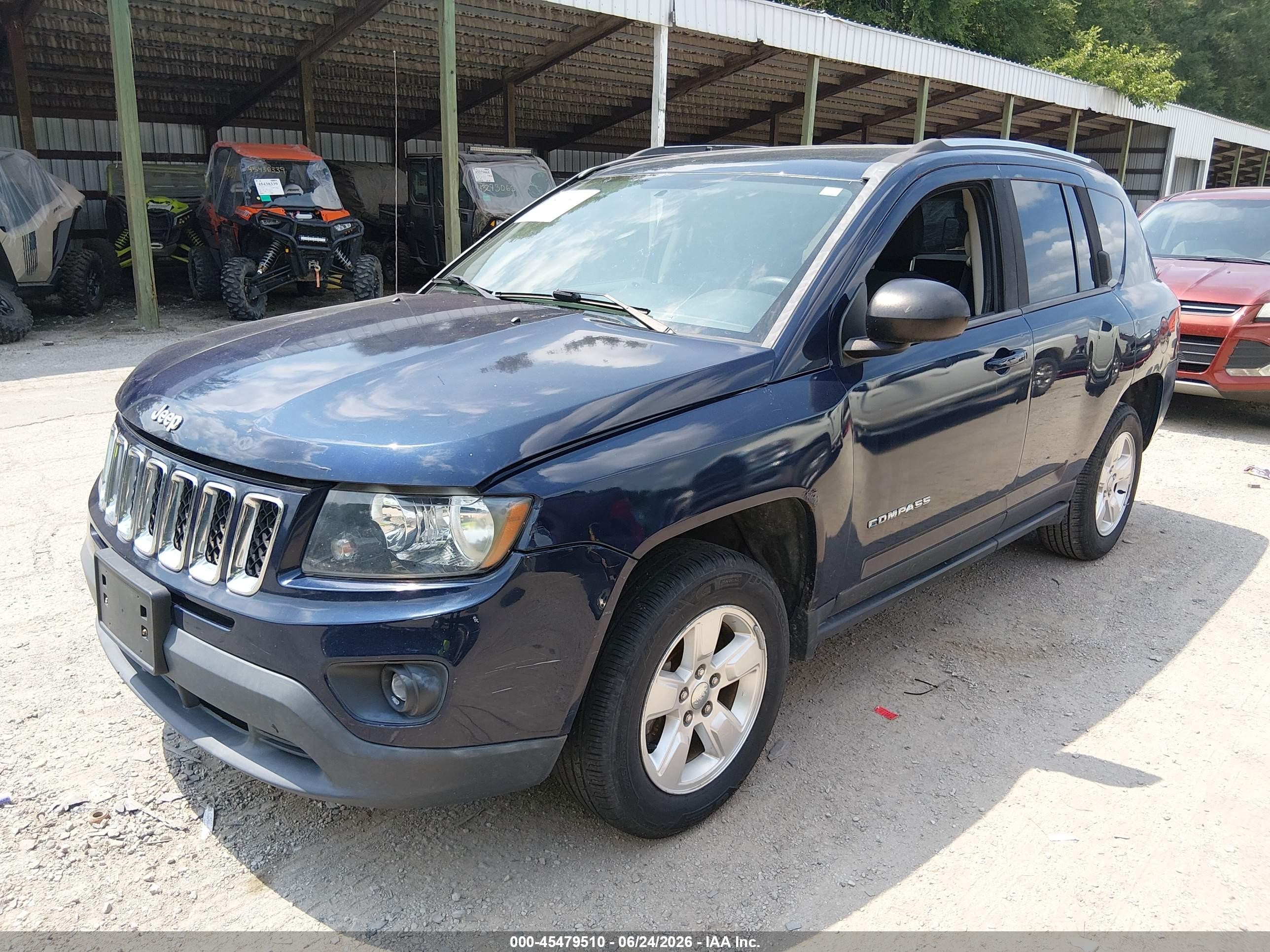 2015 Jeep Compass Sport Dark Blue vin: 1C4NJCBA7FD198328