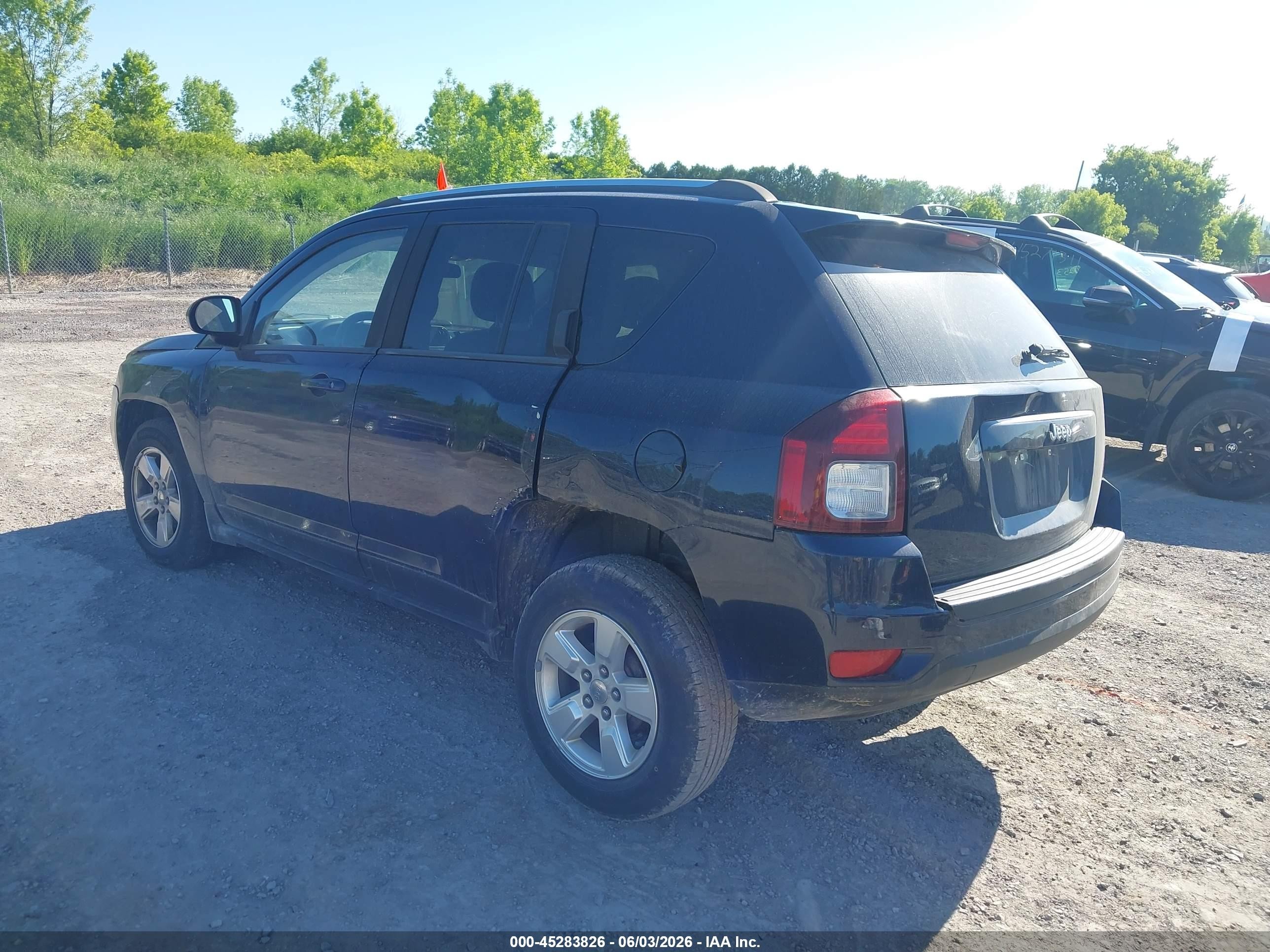 2015 Jeep Compass Sport Blue vin: 1C4NJCBA7FD208873