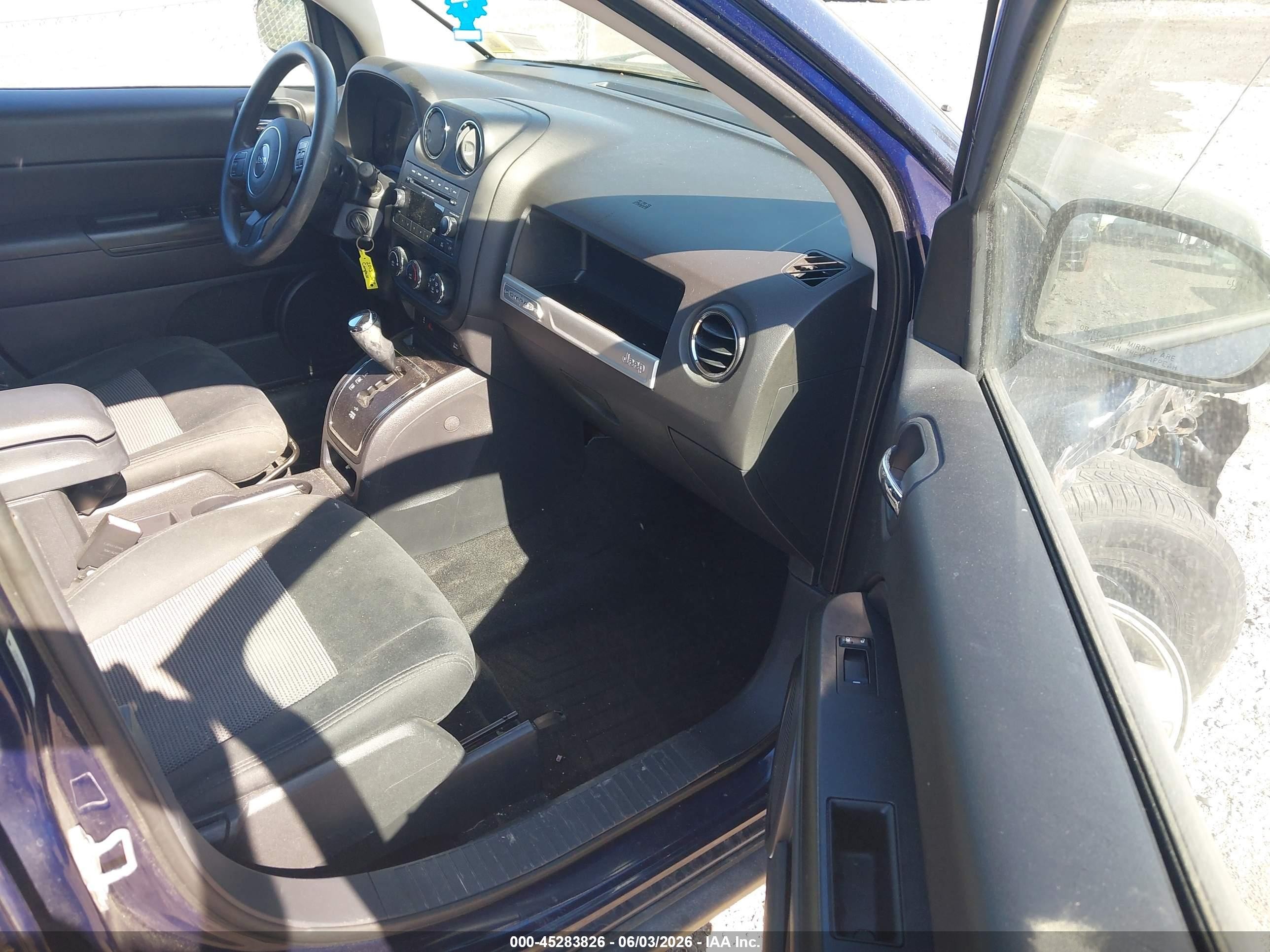 2015 Jeep Compass Sport Blue vin: 1C4NJCBA7FD208873