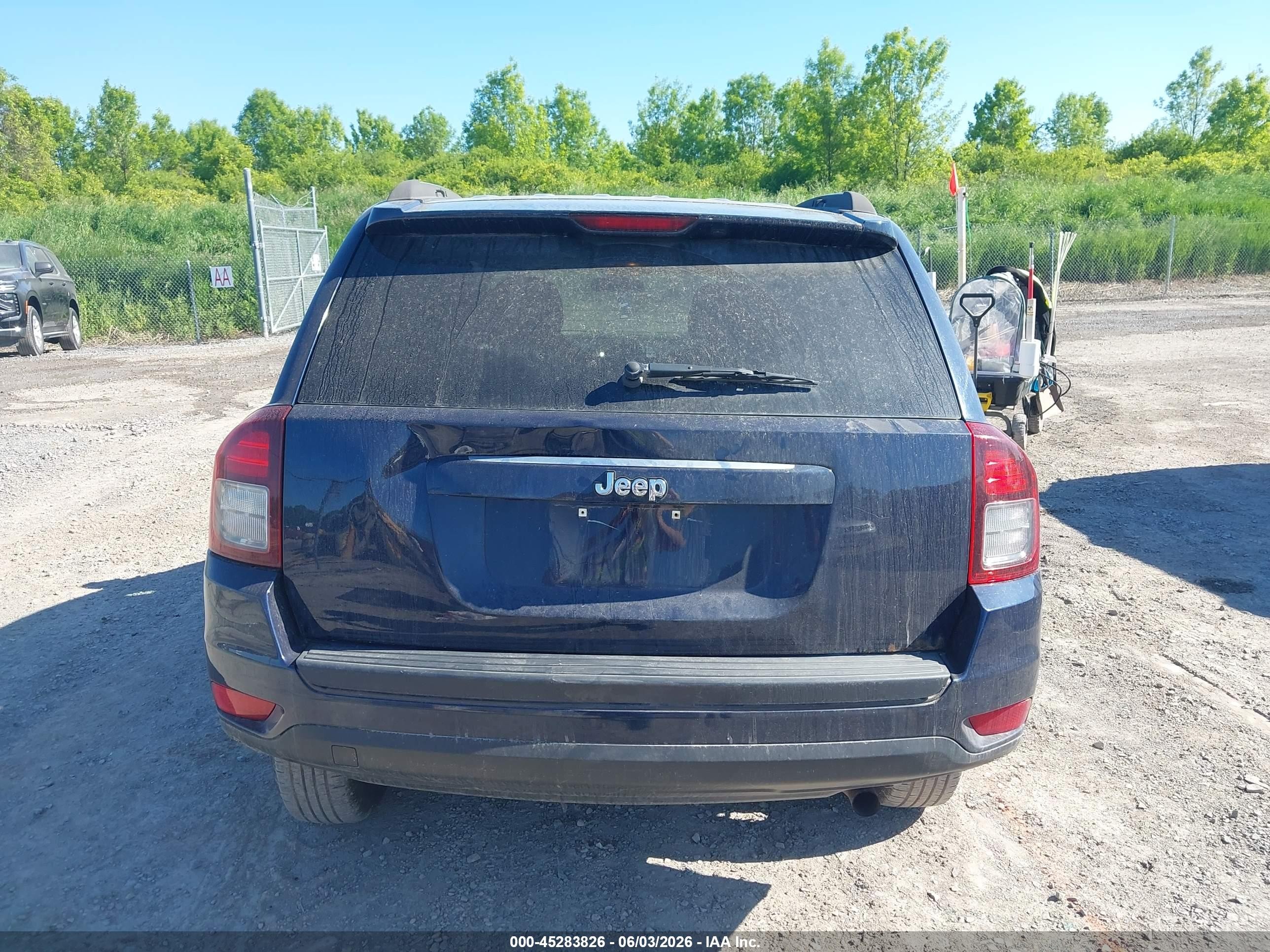 2015 Jeep Compass Sport Blue vin: 1C4NJCBA7FD208873