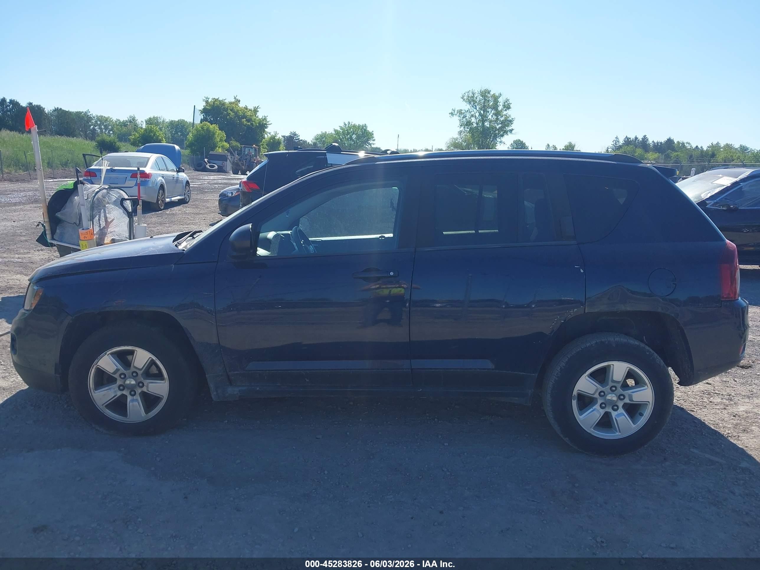 2015 Jeep Compass Sport Blue vin: 1C4NJCBA7FD208873