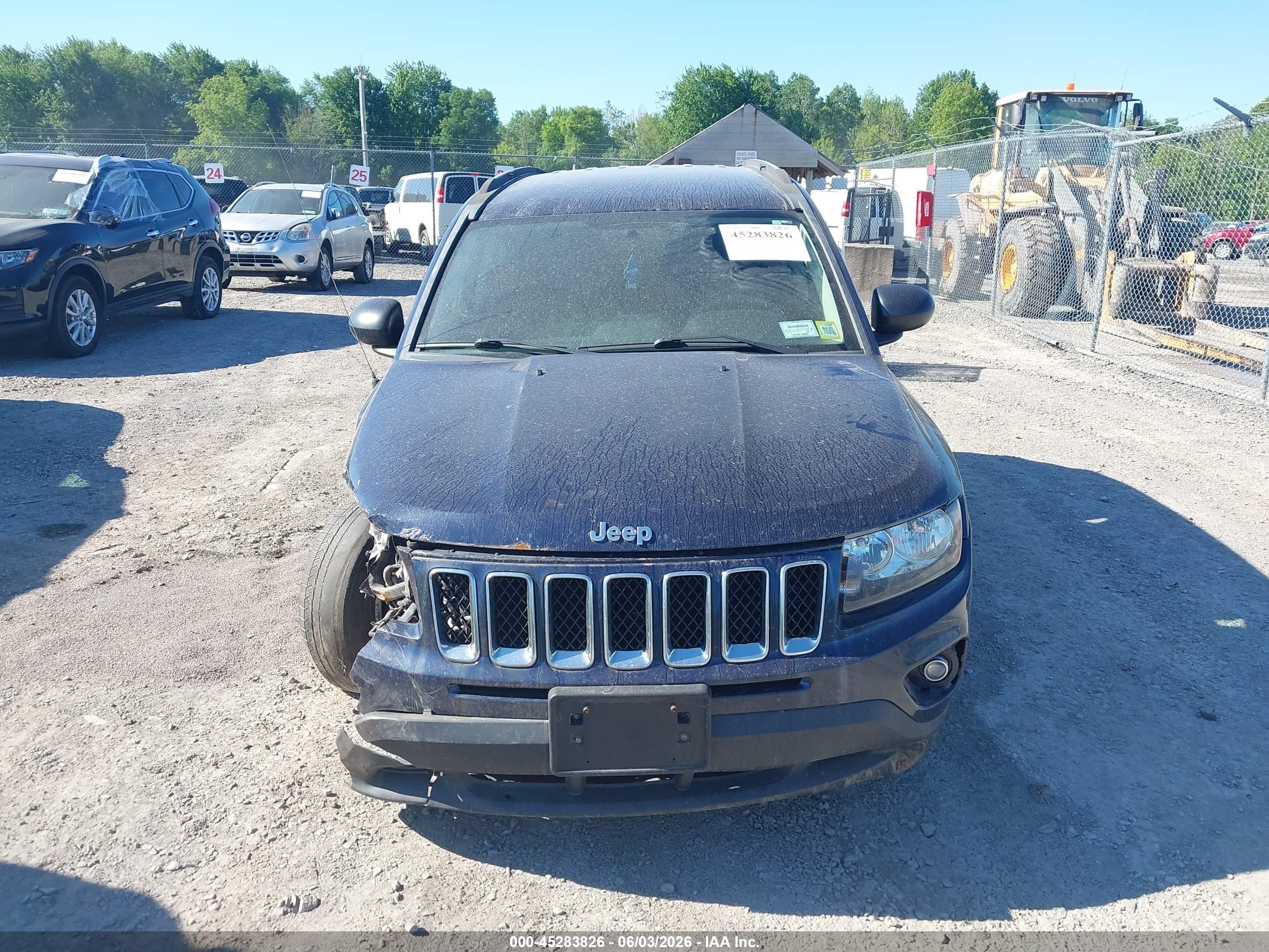 2015 Jeep Compass Sport Blue vin: 1C4NJCBA7FD208873