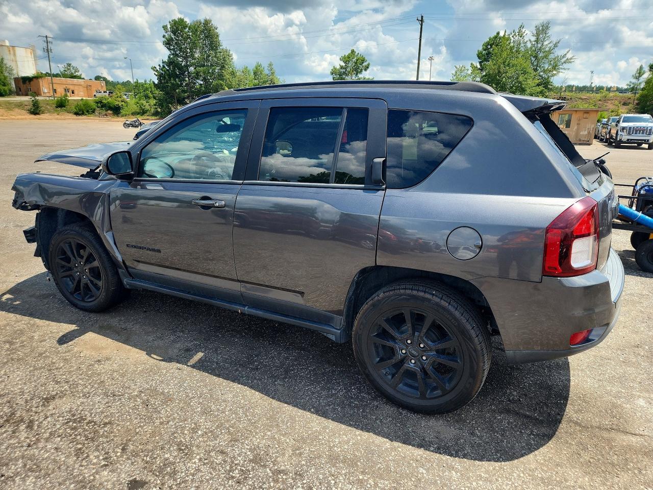 2015 Jeep Compass Sport Серый vin: 1C4NJCBA7FD250945