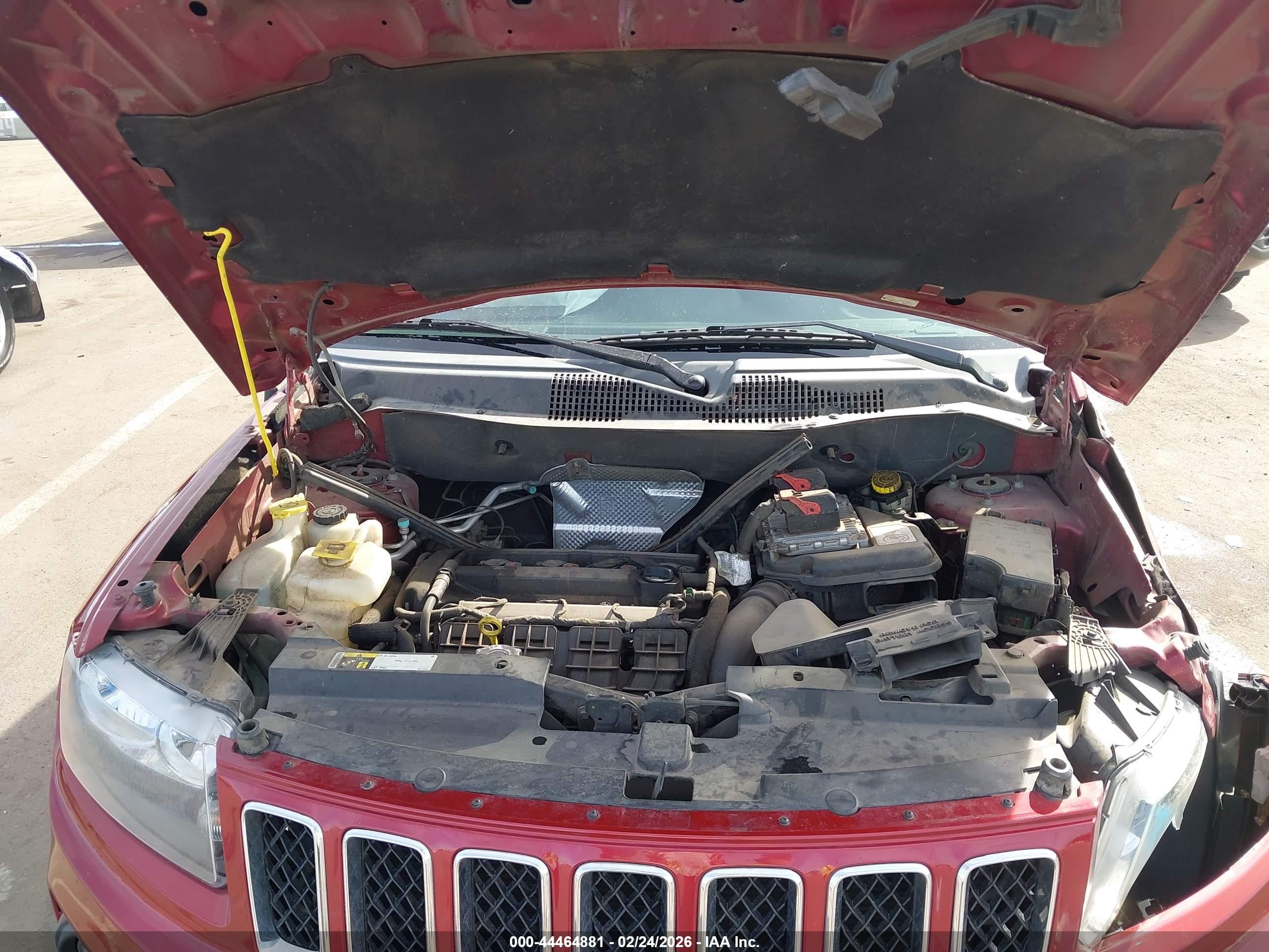2015 Jeep Compass Sport Red vin: 1C4NJCBA7FD418468