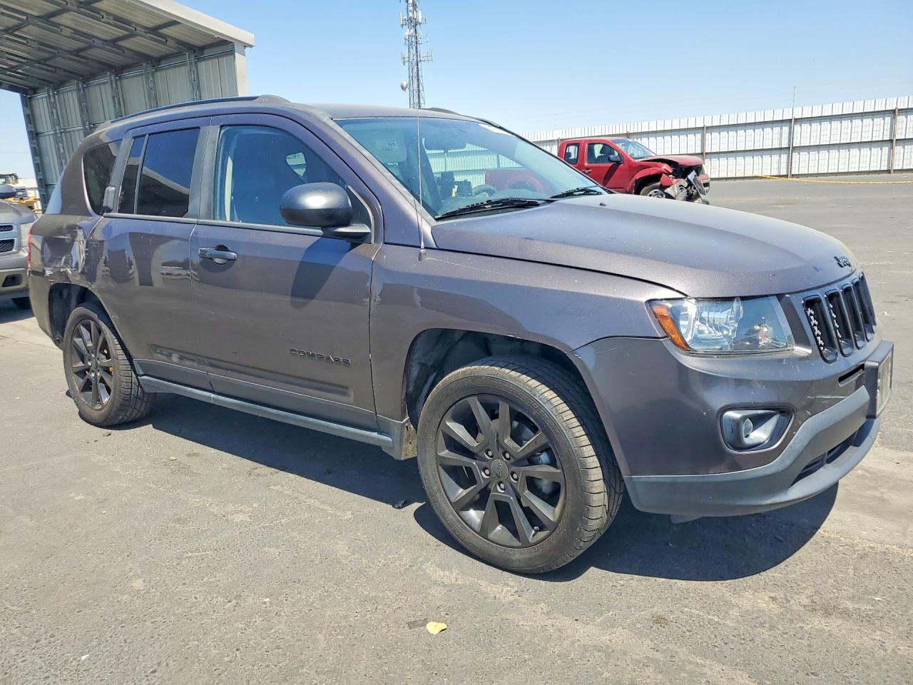 2015 Jeep Compass Sport Gray vin: 1C4NJCBA7FD428434