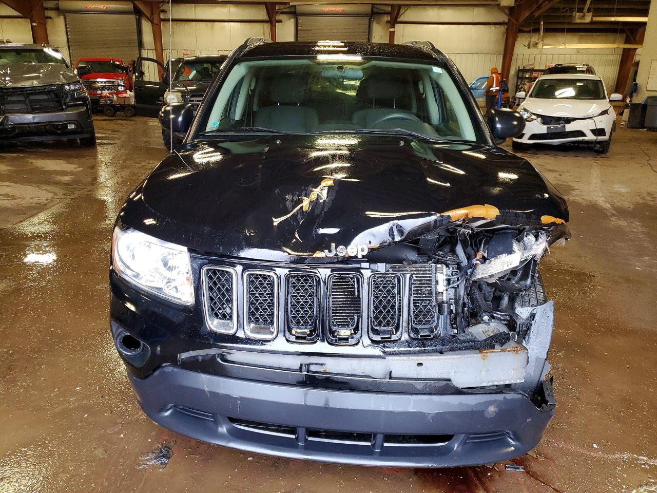 2012 Jeep Compass Sport Black vin: 1C4NJCBA8CD528750