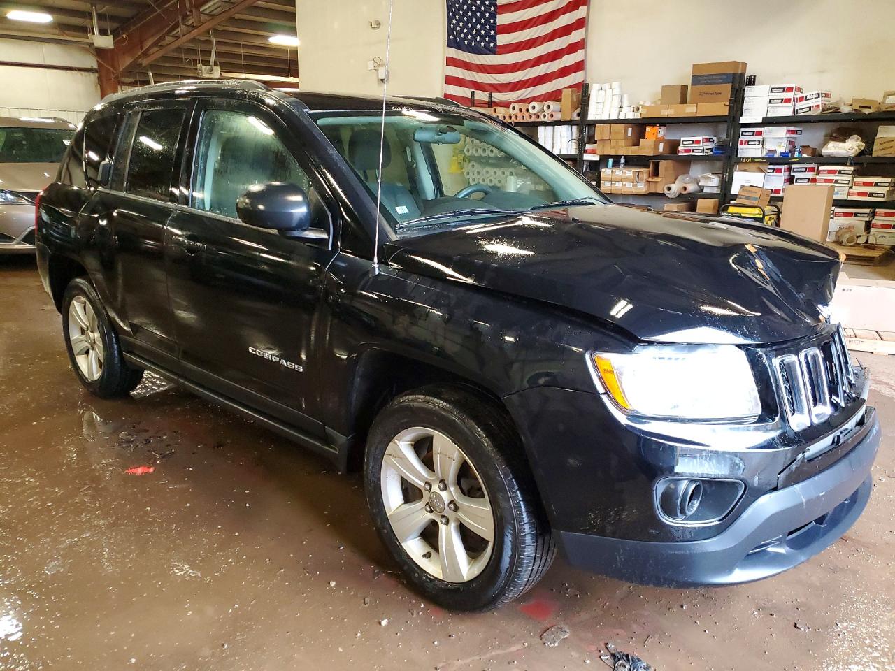 2012 Jeep Compass Sport Black vin: 1C4NJCBA8CD528750