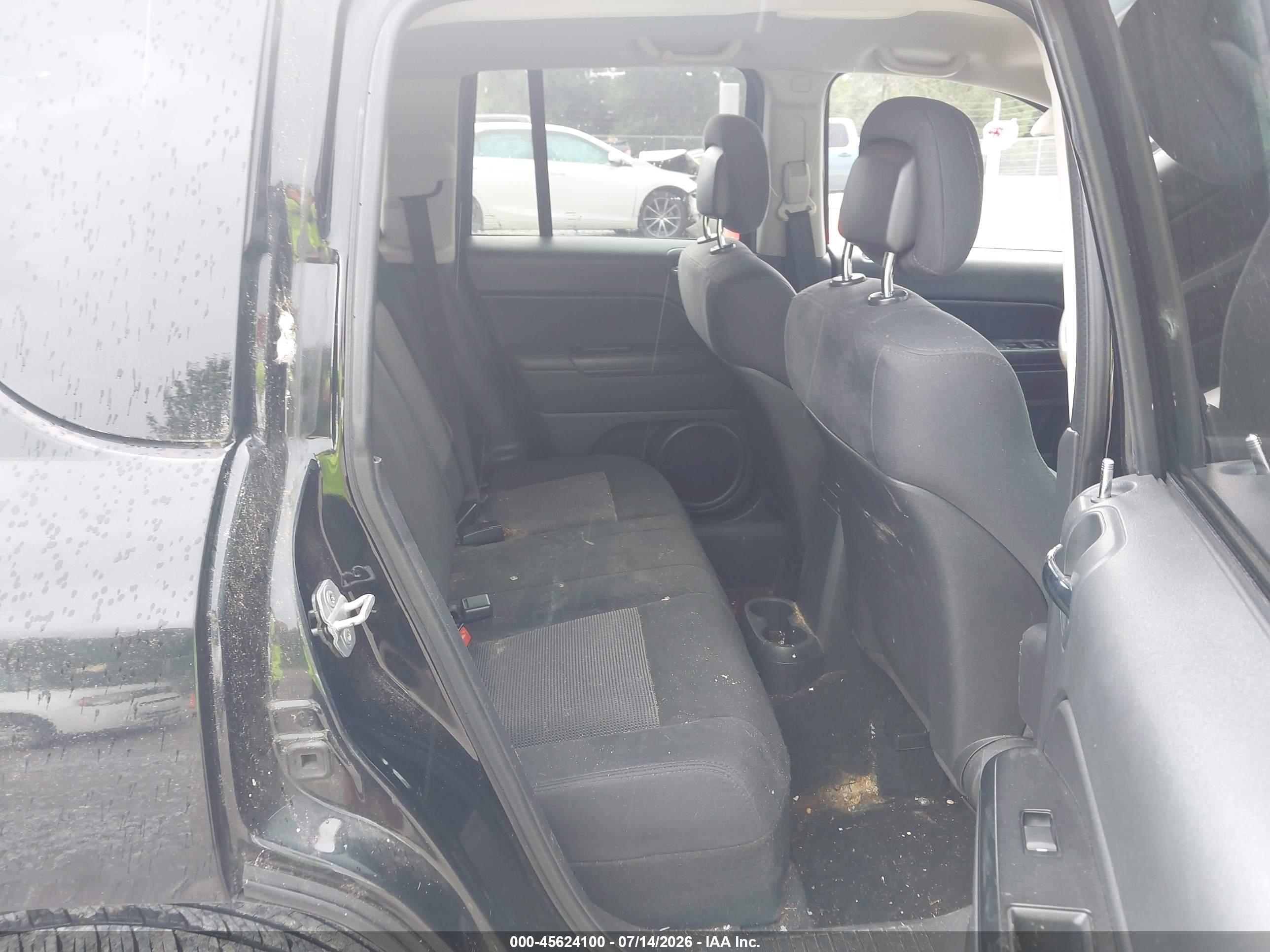 2012 Jeep Compass Sport Black vin: 1C4NJCBA8CD605388