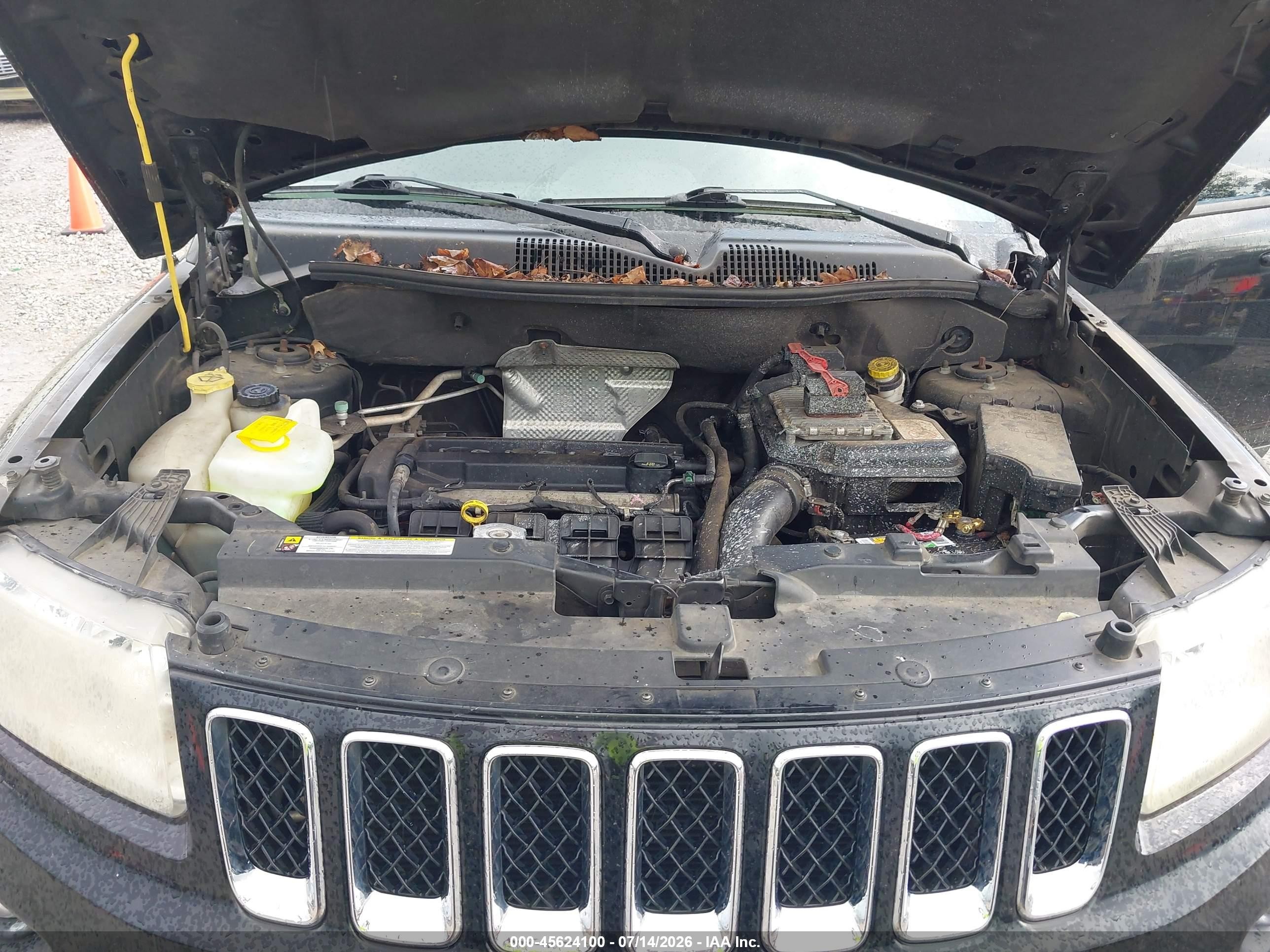 2012 Jeep Compass Sport Black vin: 1C4NJCBA8CD605388