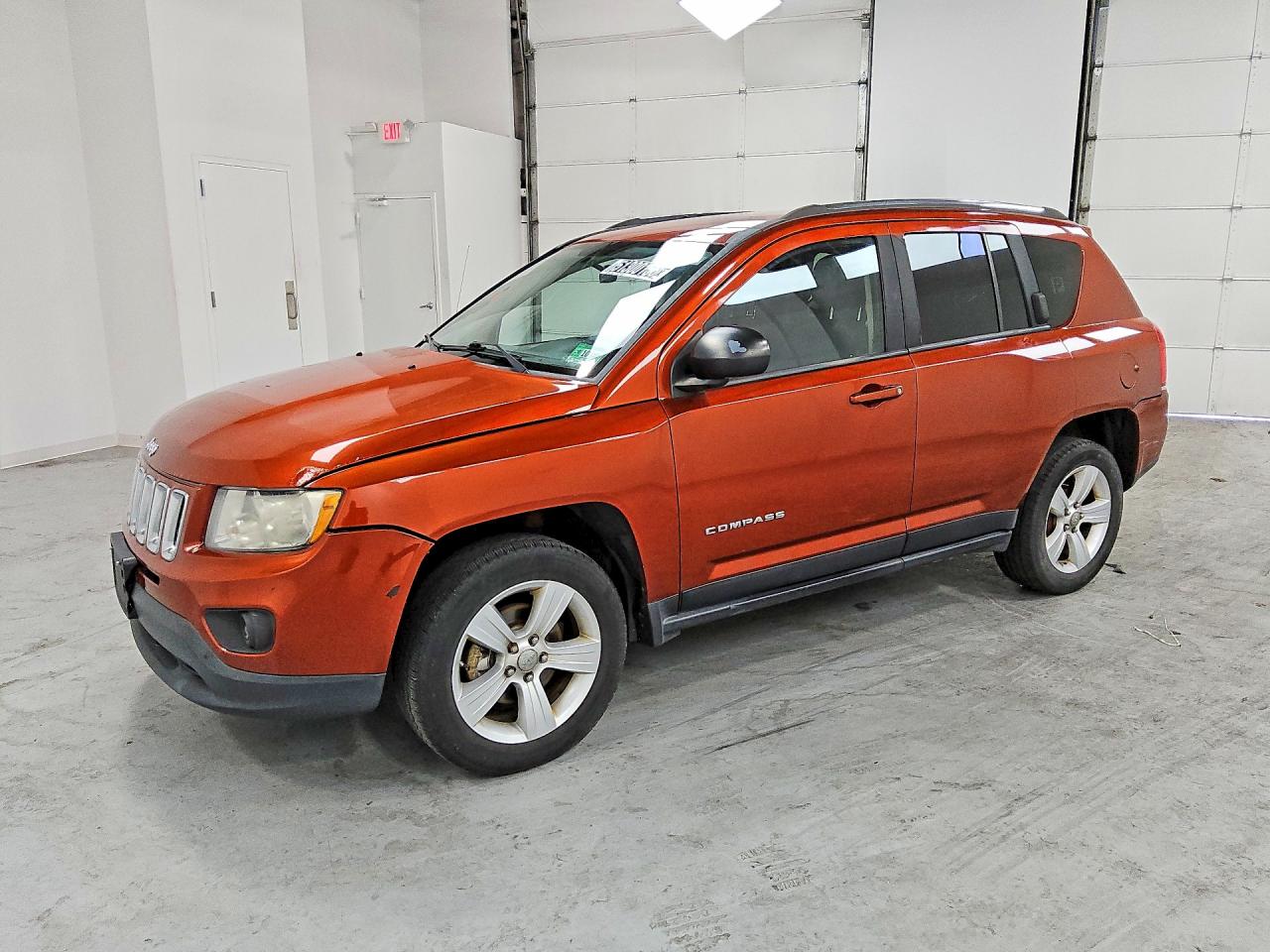 2012 Jeep Compass Sport Orange vin: 1C4NJCBA8CD605892