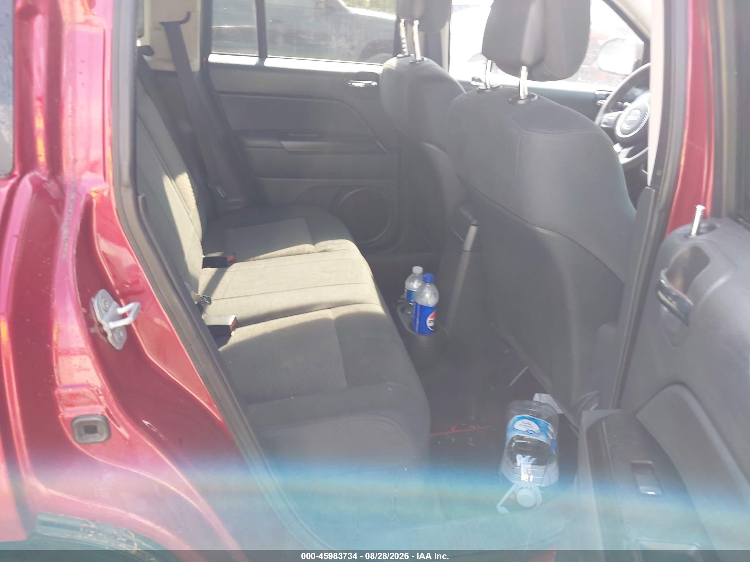 2012 Jeep Compass Sport Red vin: 1C4NJCBA8CD634244