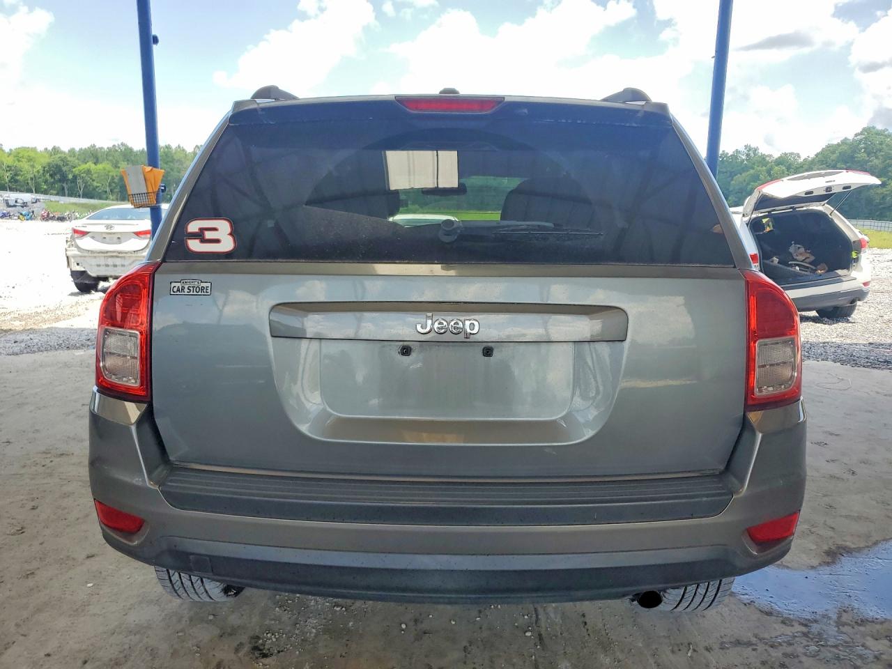 2012 Jeep Compass Sport Gray vin: 1C4NJCBA8CD634518
