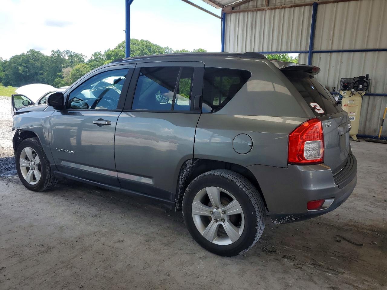 2012 Jeep Compass Sport Gray vin: 1C4NJCBA8CD634518