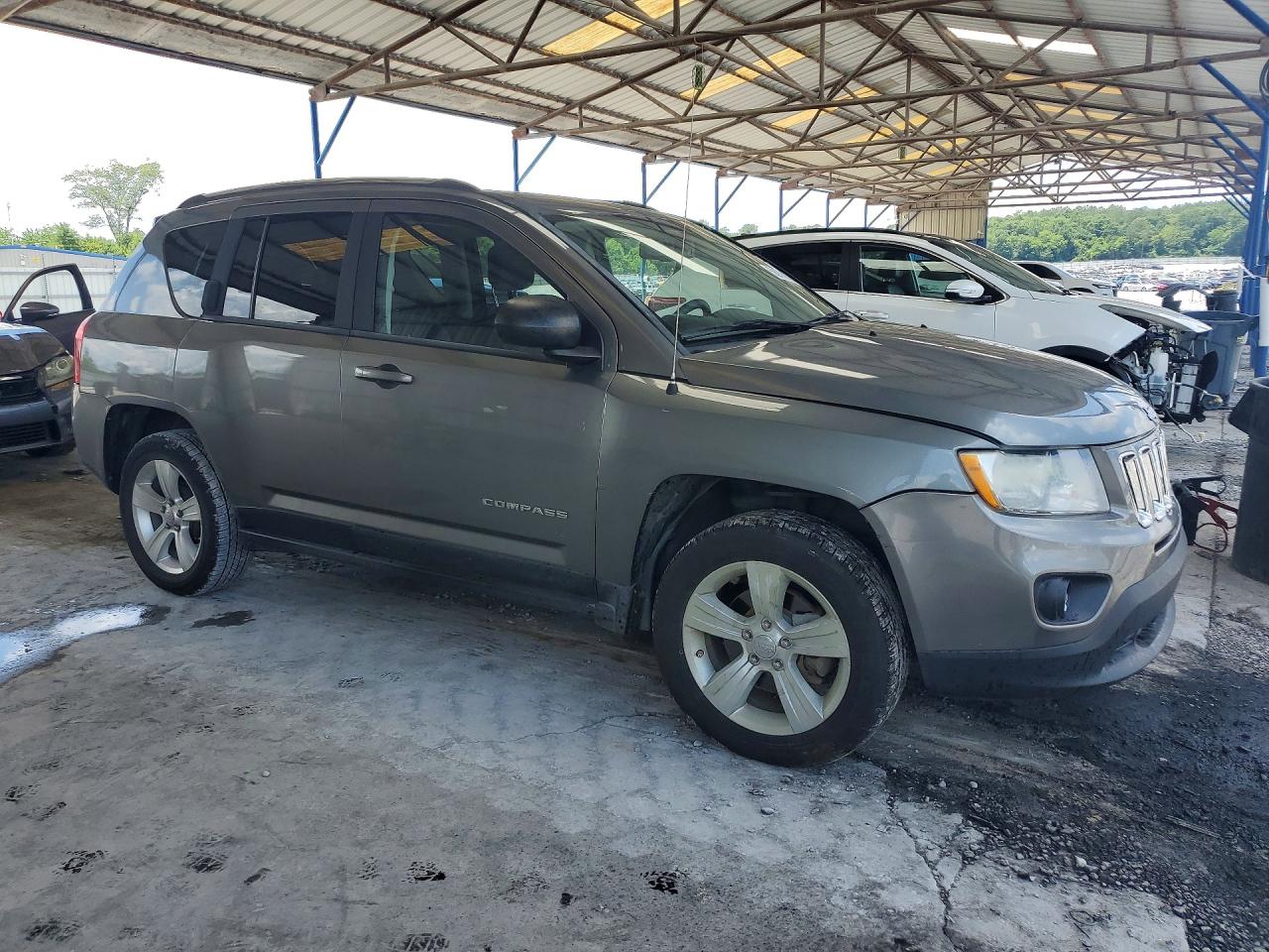 2012 Jeep Compass Sport Gray vin: 1C4NJCBA8CD634518