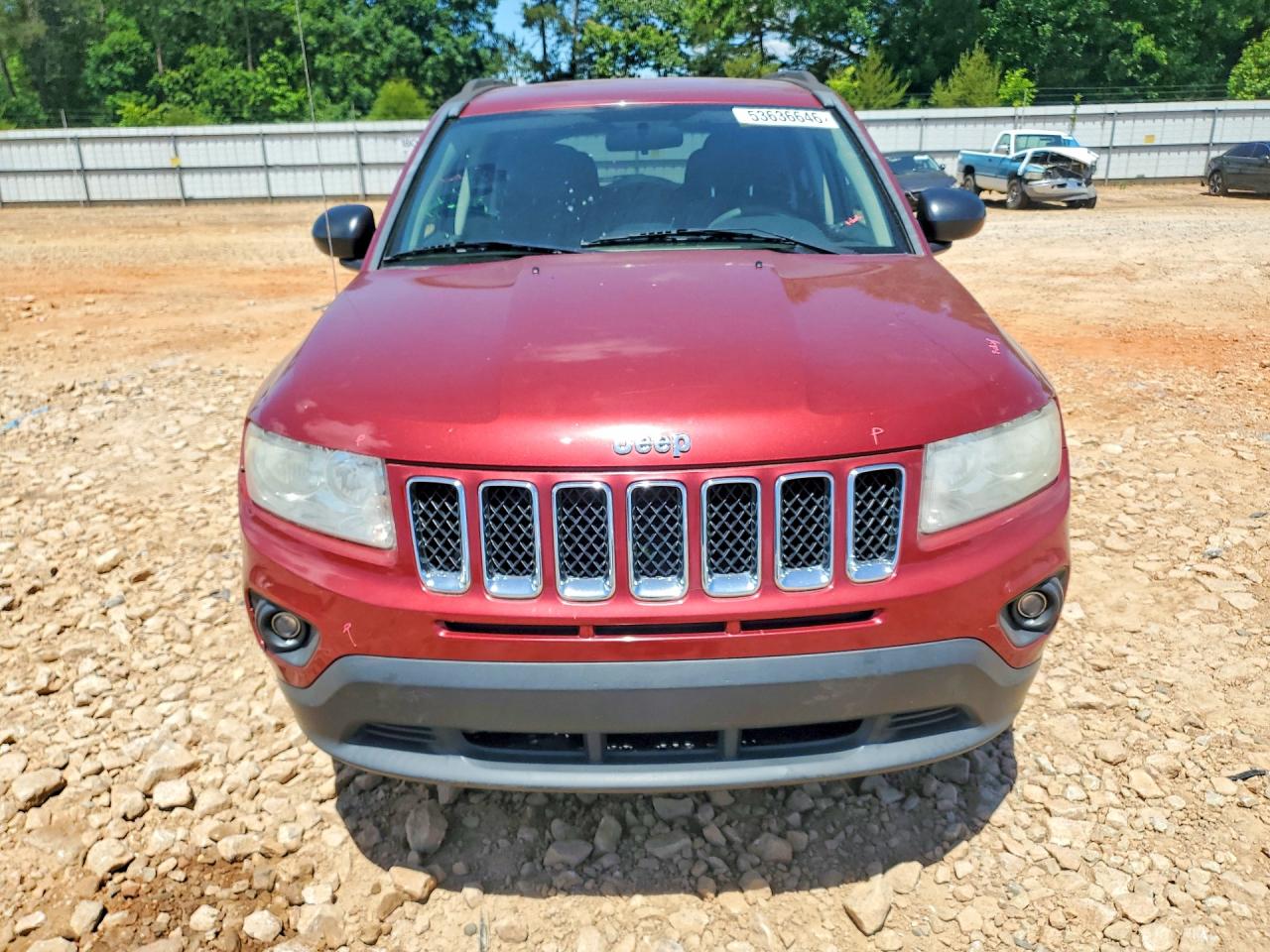 2012 Jeep Compass Sport Red vin: 1C4NJCBA8CD723747