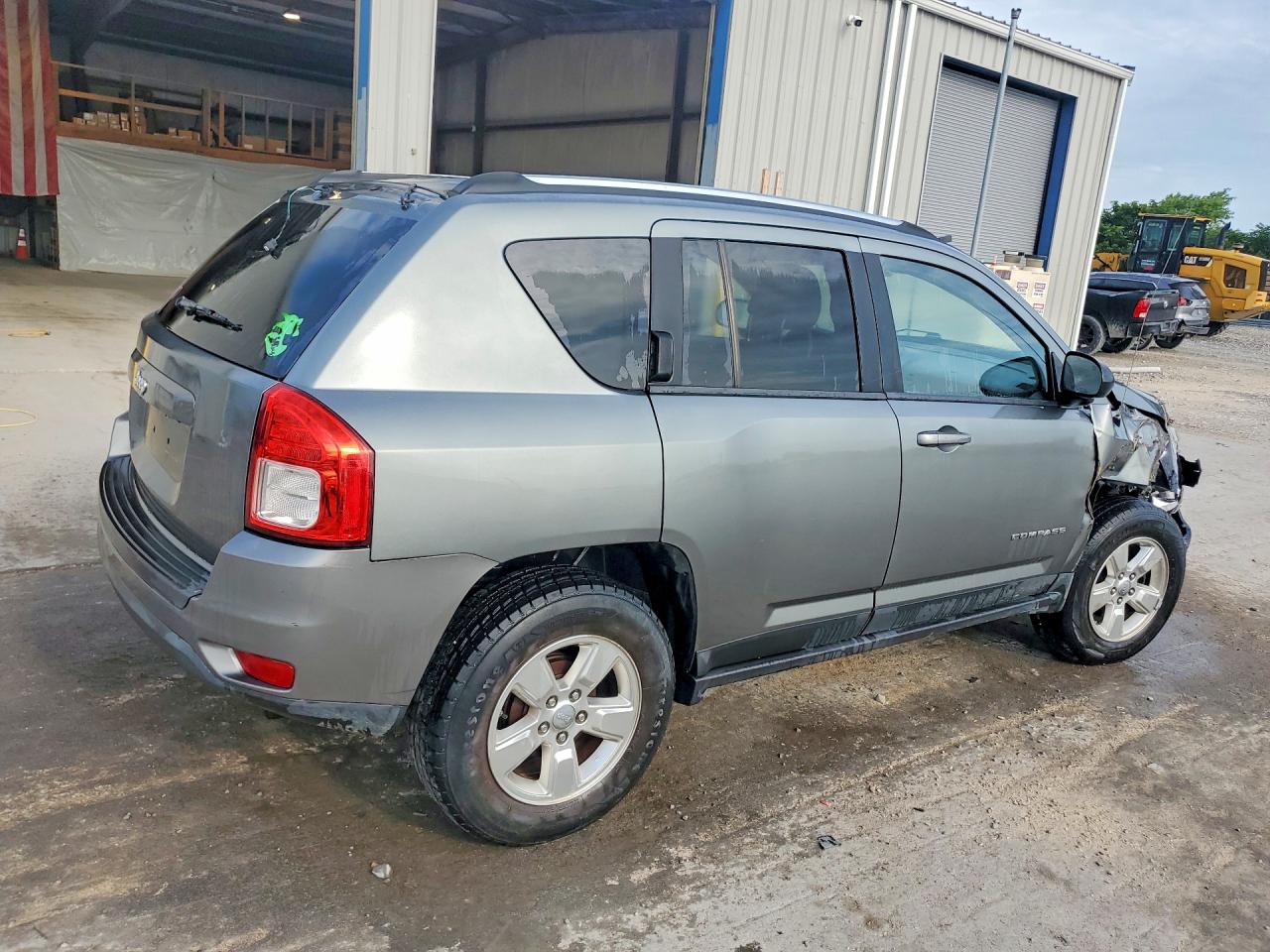 2013 Jeep Compass Sport Silver vin: 1C4NJCBA8DD115549