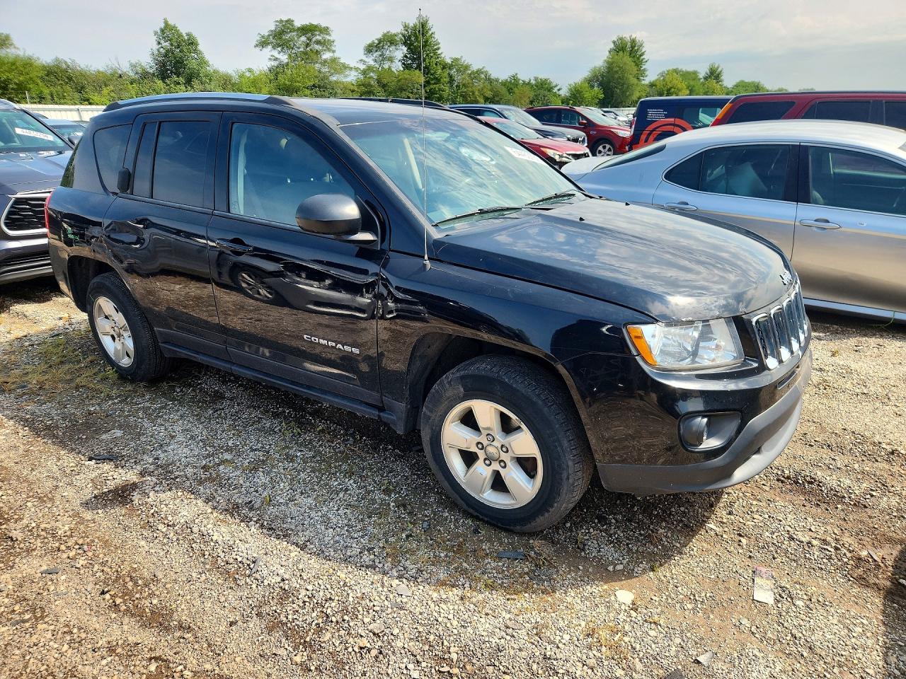 2013 Jeep Compass Sport Черный vin: 1C4NJCBA8DD264852