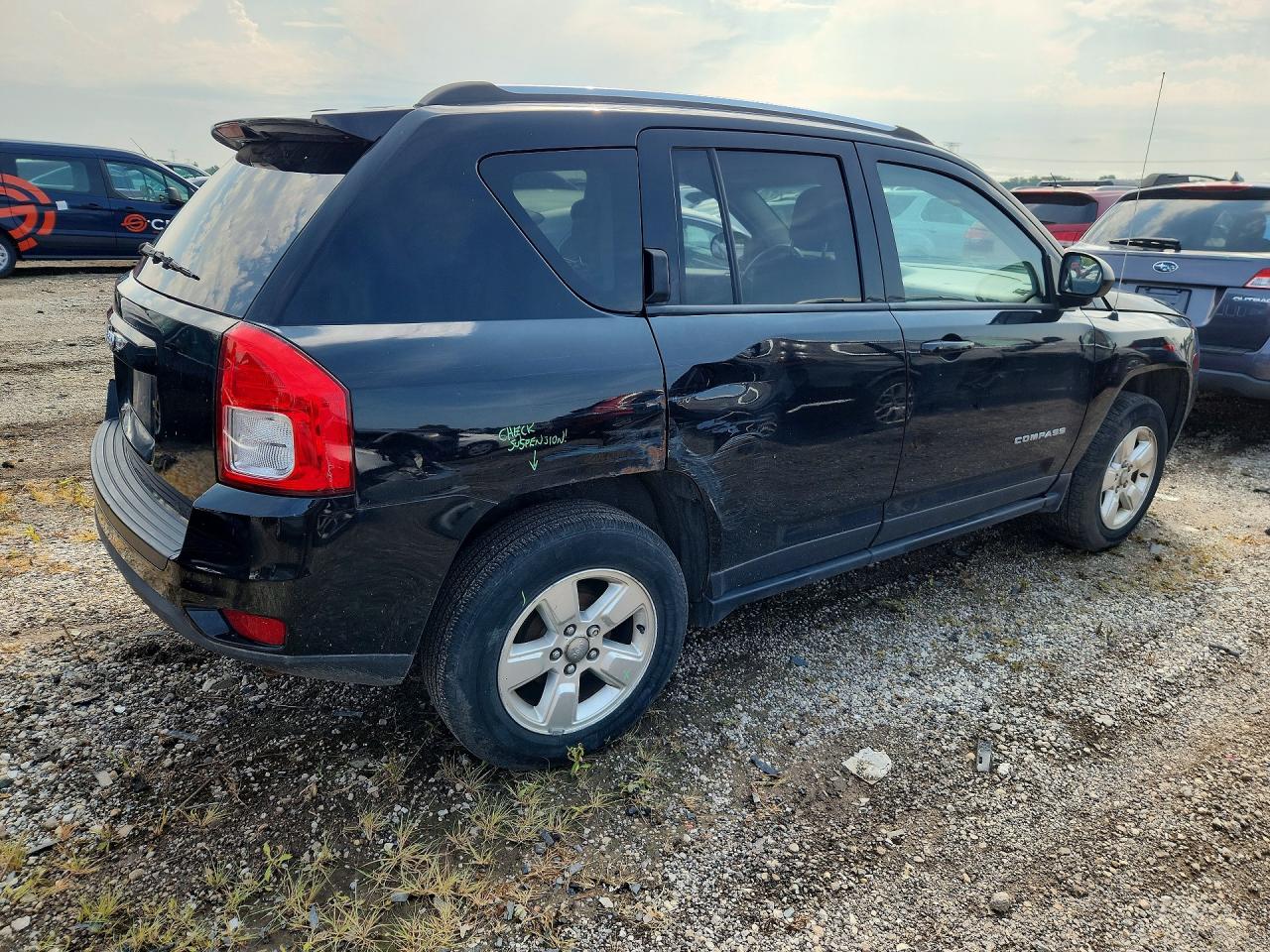 2013 Jeep Compass Sport Черный vin: 1C4NJCBA8DD264852