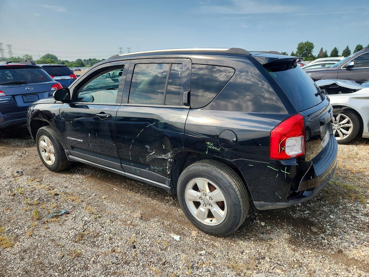 2013 Jeep Compass Sport Черный vin: 1C4NJCBA8DD264852