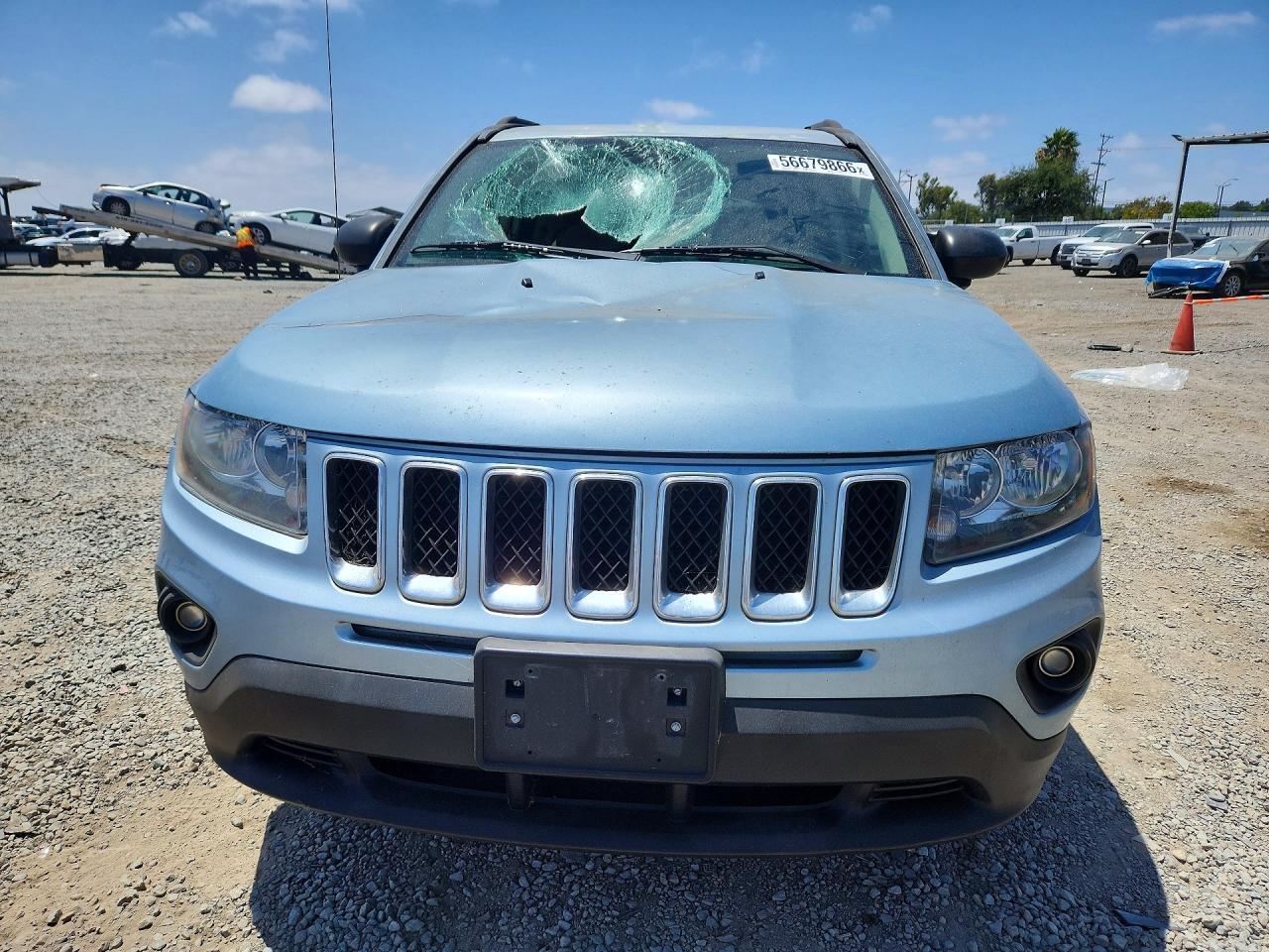 2014 Jeep Compass Sport Blue vin: 1C4NJCBA8ED593777