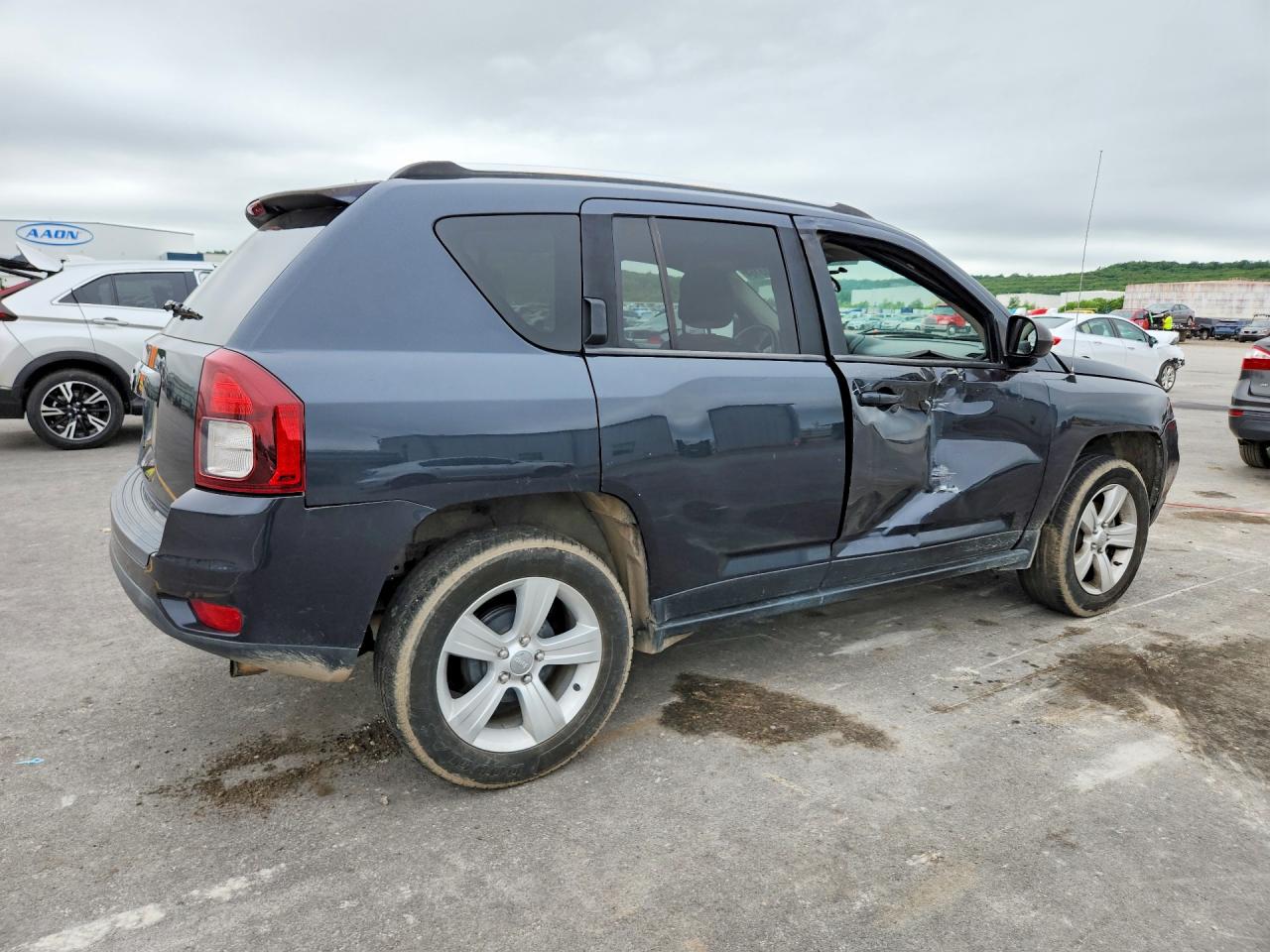 2014 Jeep Compass Sport Blue vin: 1C4NJCBA8ED725663