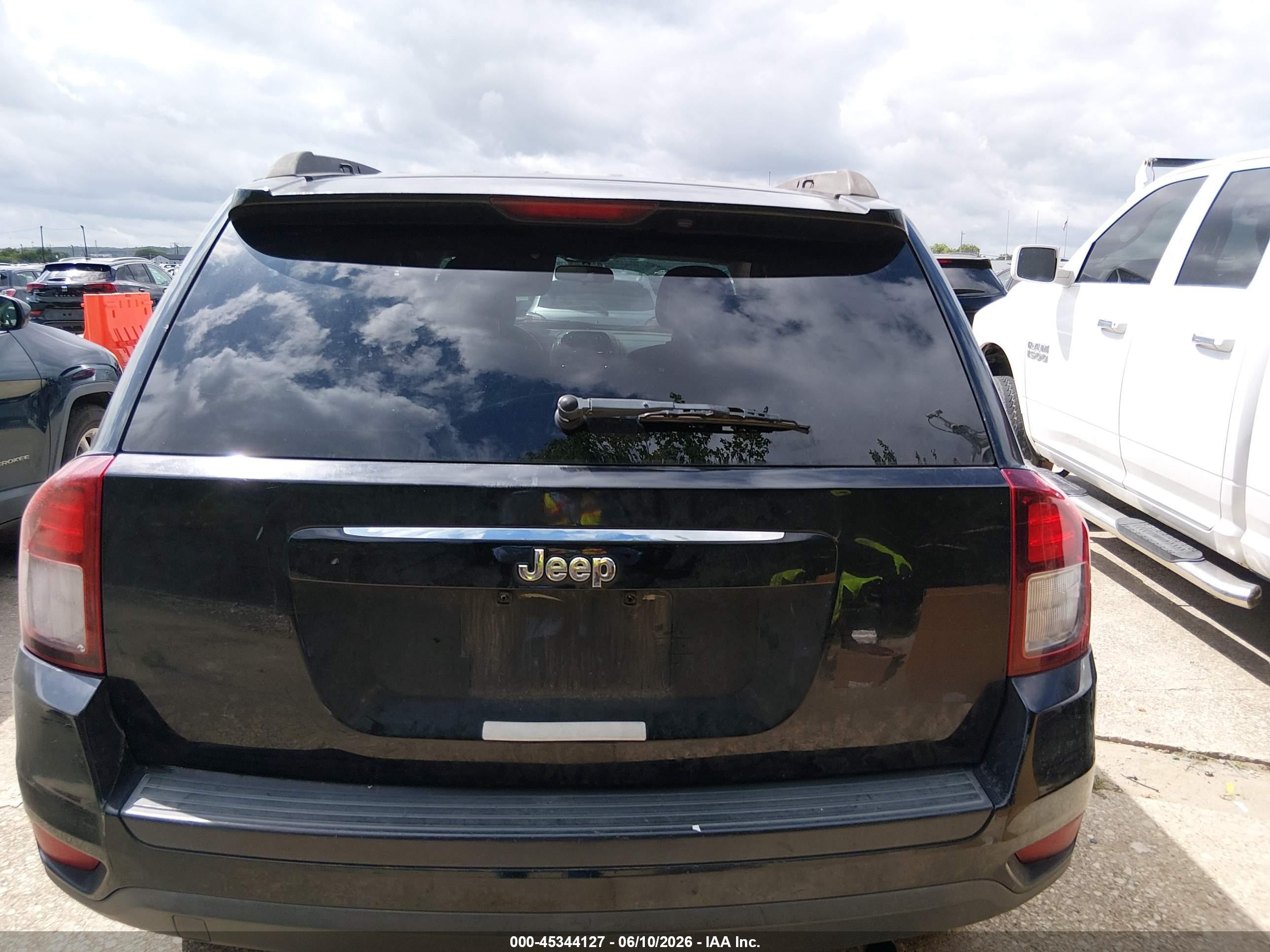 2014 Jeep Compass Sport Black vin: 1C4NJCBA8ED777276