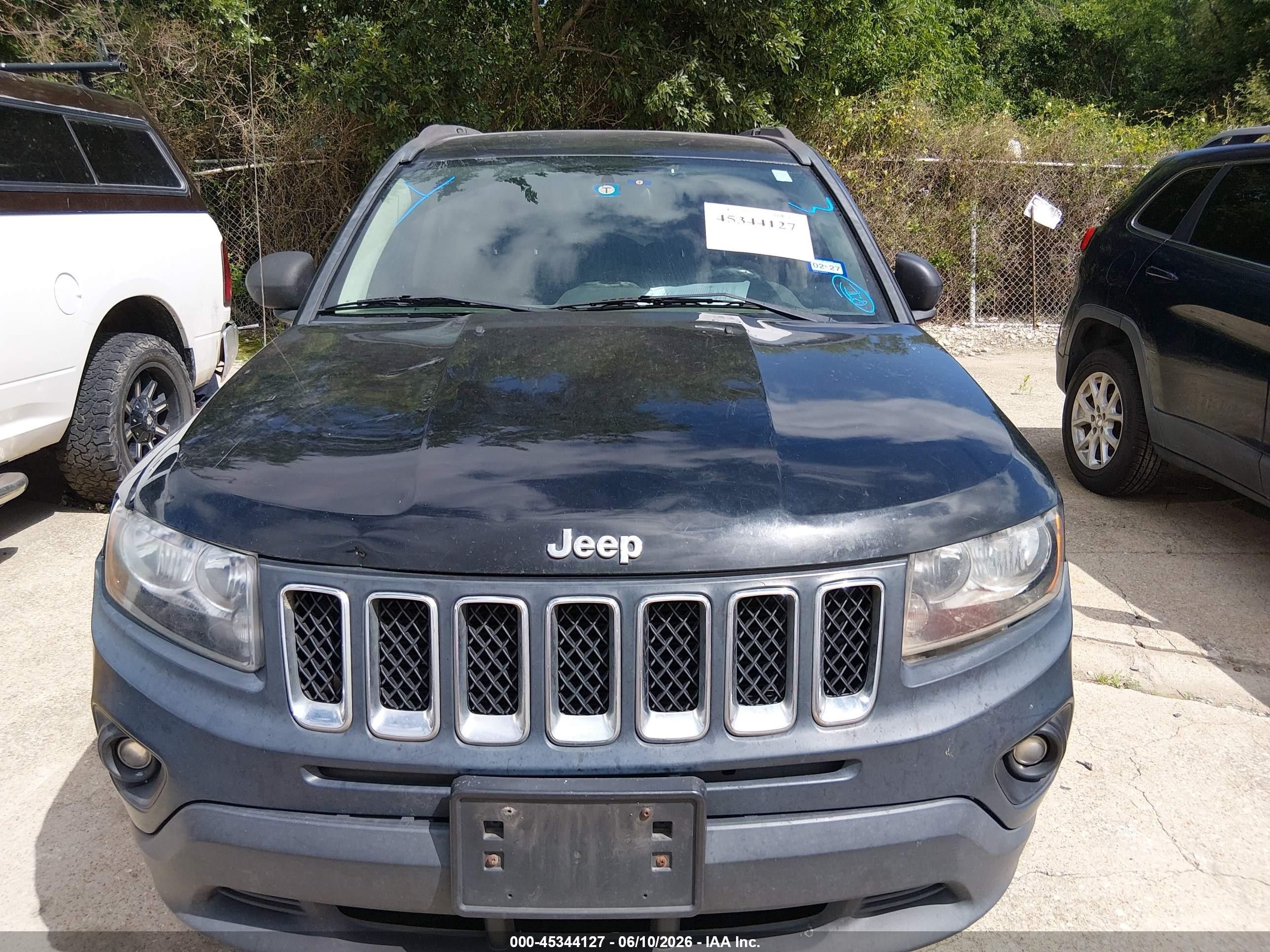 2014 Jeep Compass Sport Black vin: 1C4NJCBA8ED777276