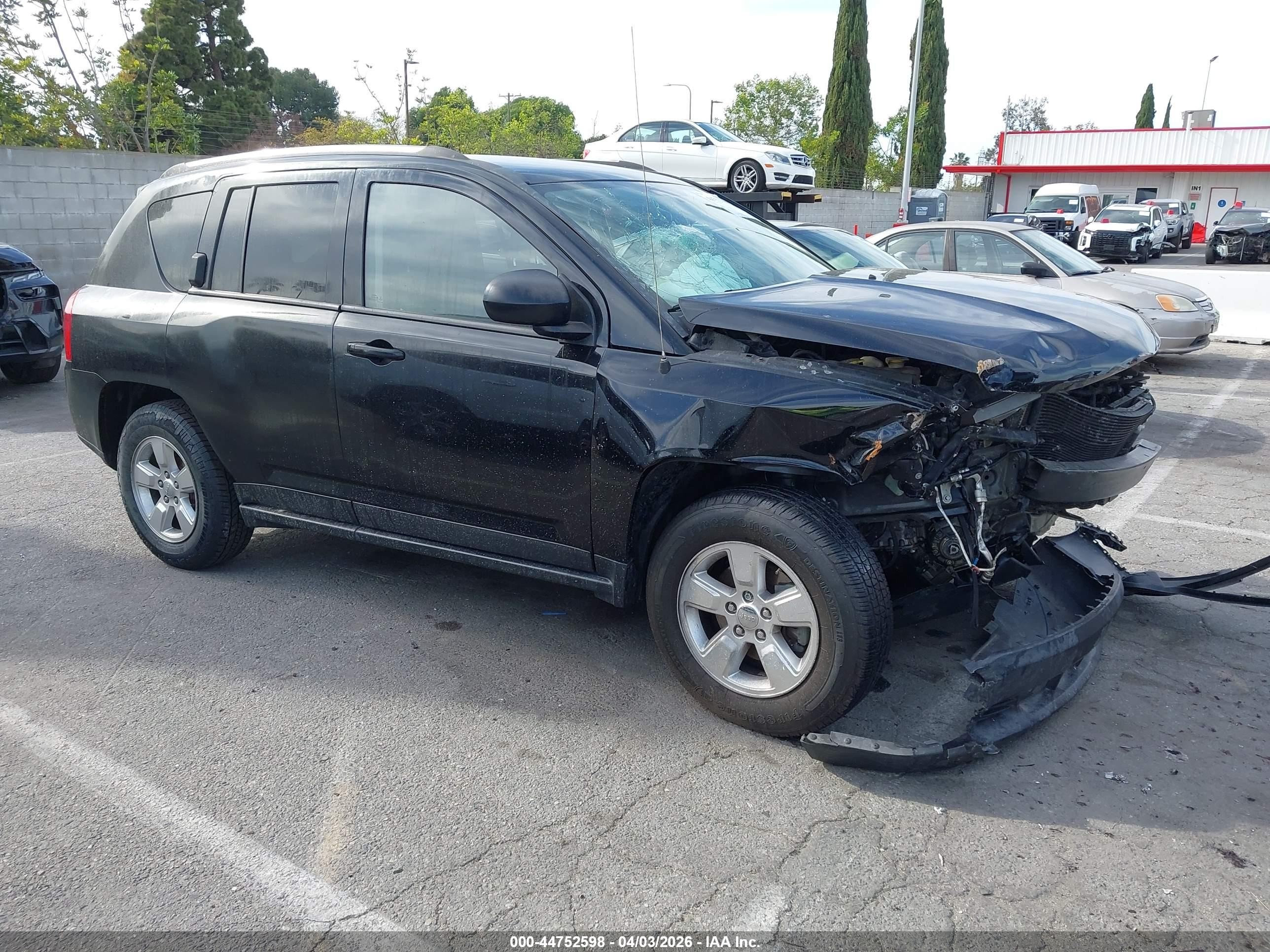 2015 Jeep Compass Sport Black vin: 1C4NJCBA8FD138736