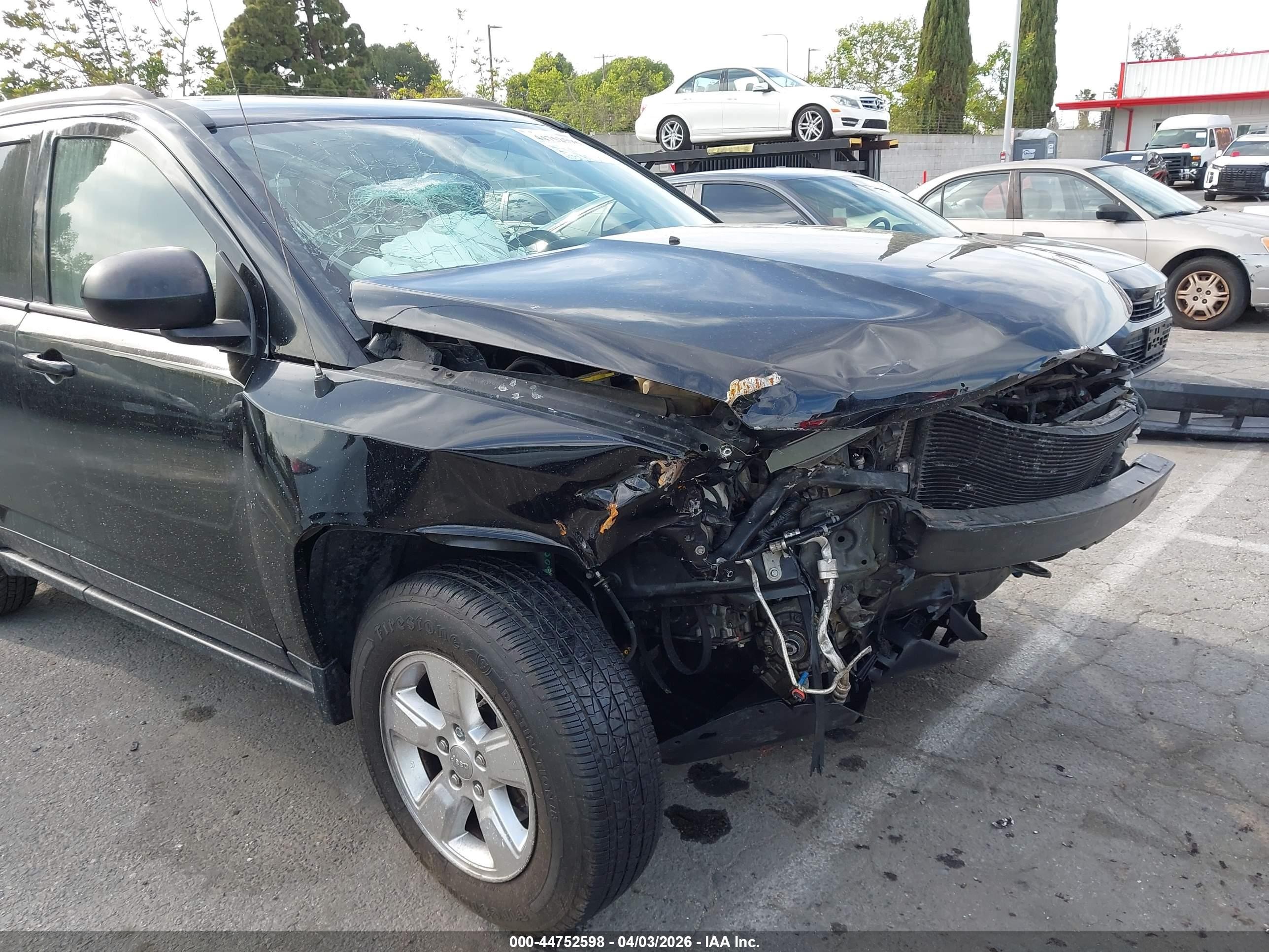 2015 Jeep Compass Sport Black vin: 1C4NJCBA8FD138736