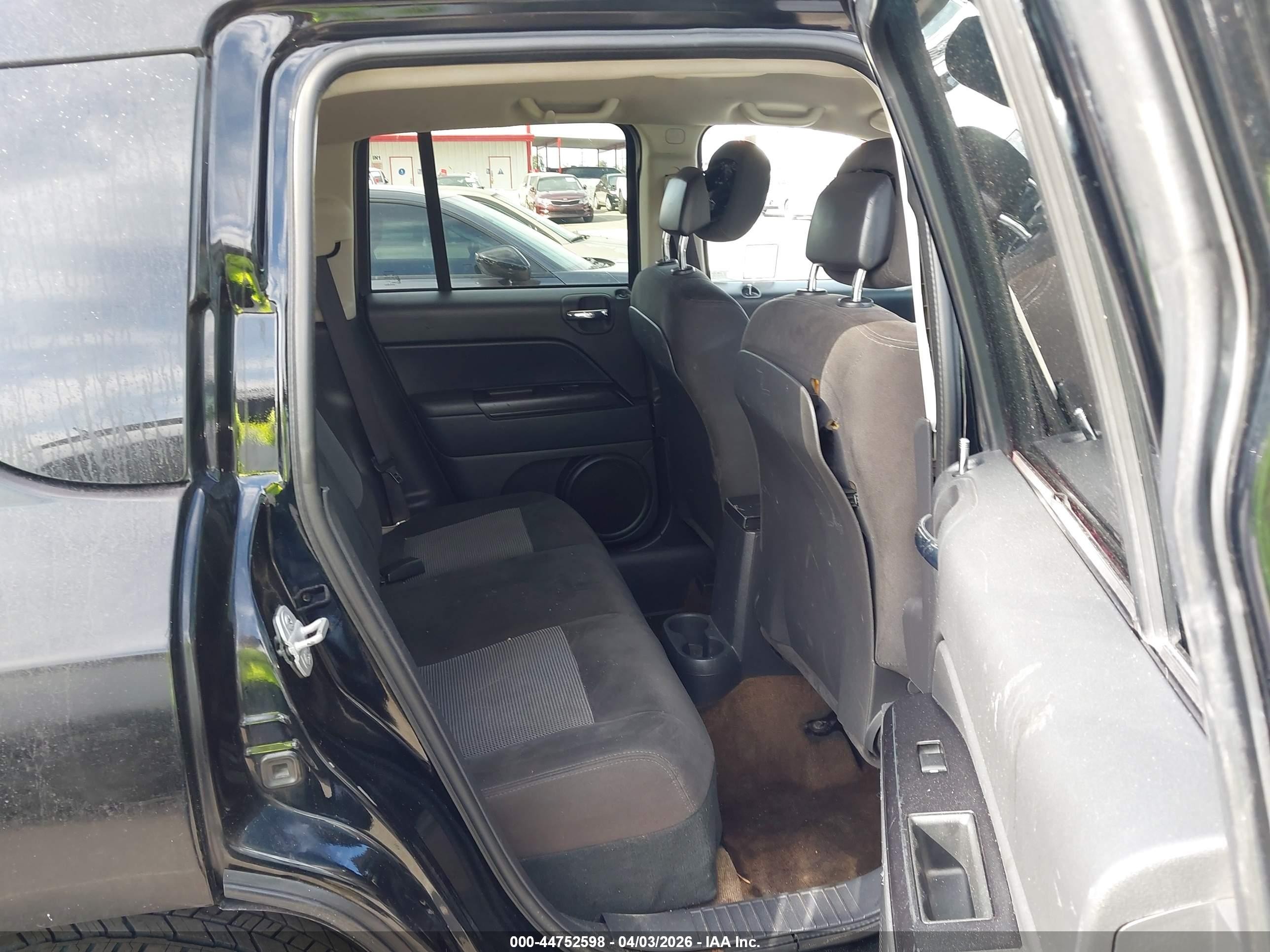 2015 Jeep Compass Sport Black vin: 1C4NJCBA8FD138736